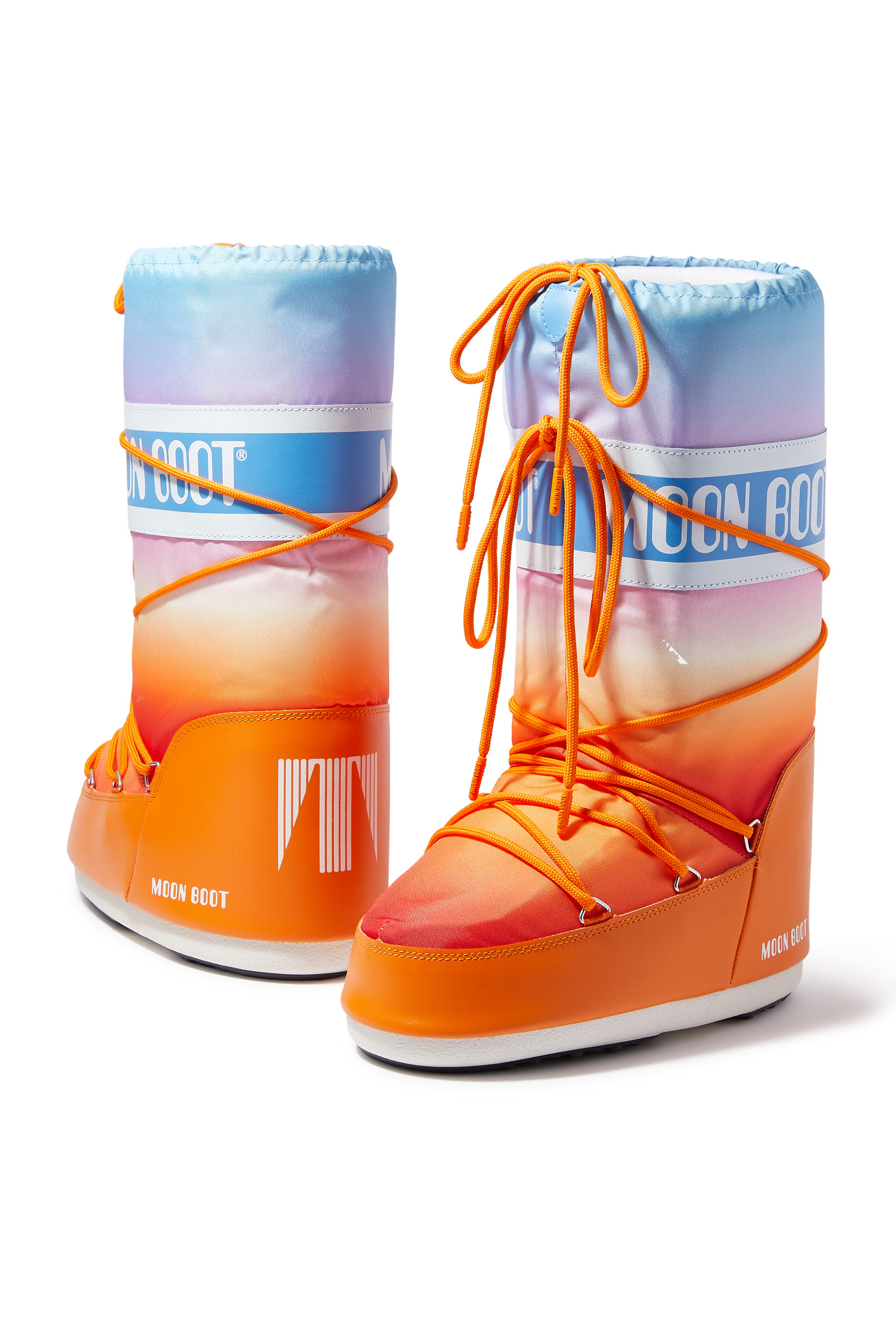 Icon Sunrise-Print Orange Boots
