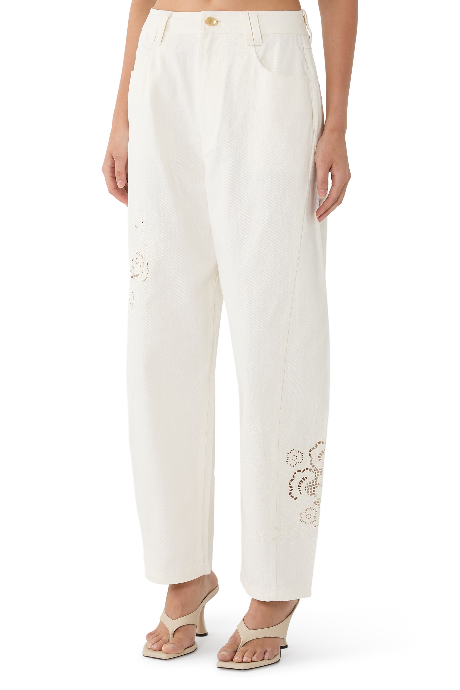 Halo Embroidered Pants