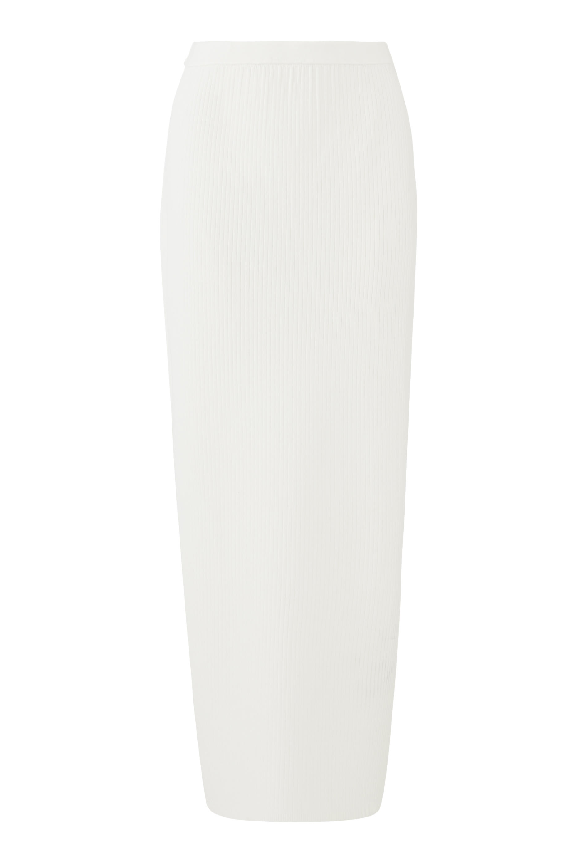 Ribi Knit Maxi Pencil Skirt