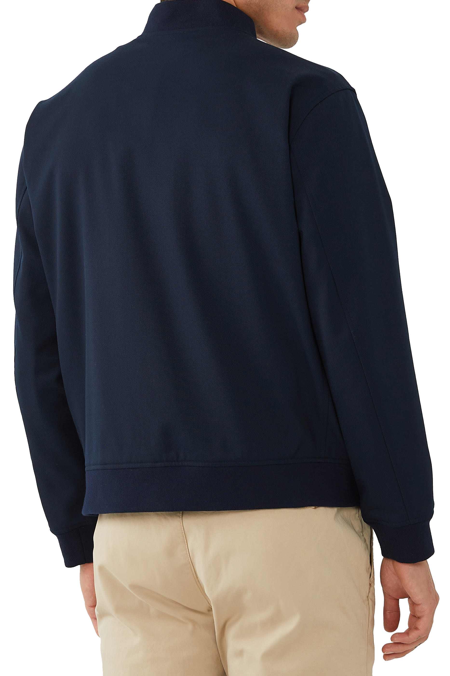 Textured Varsity Jacket