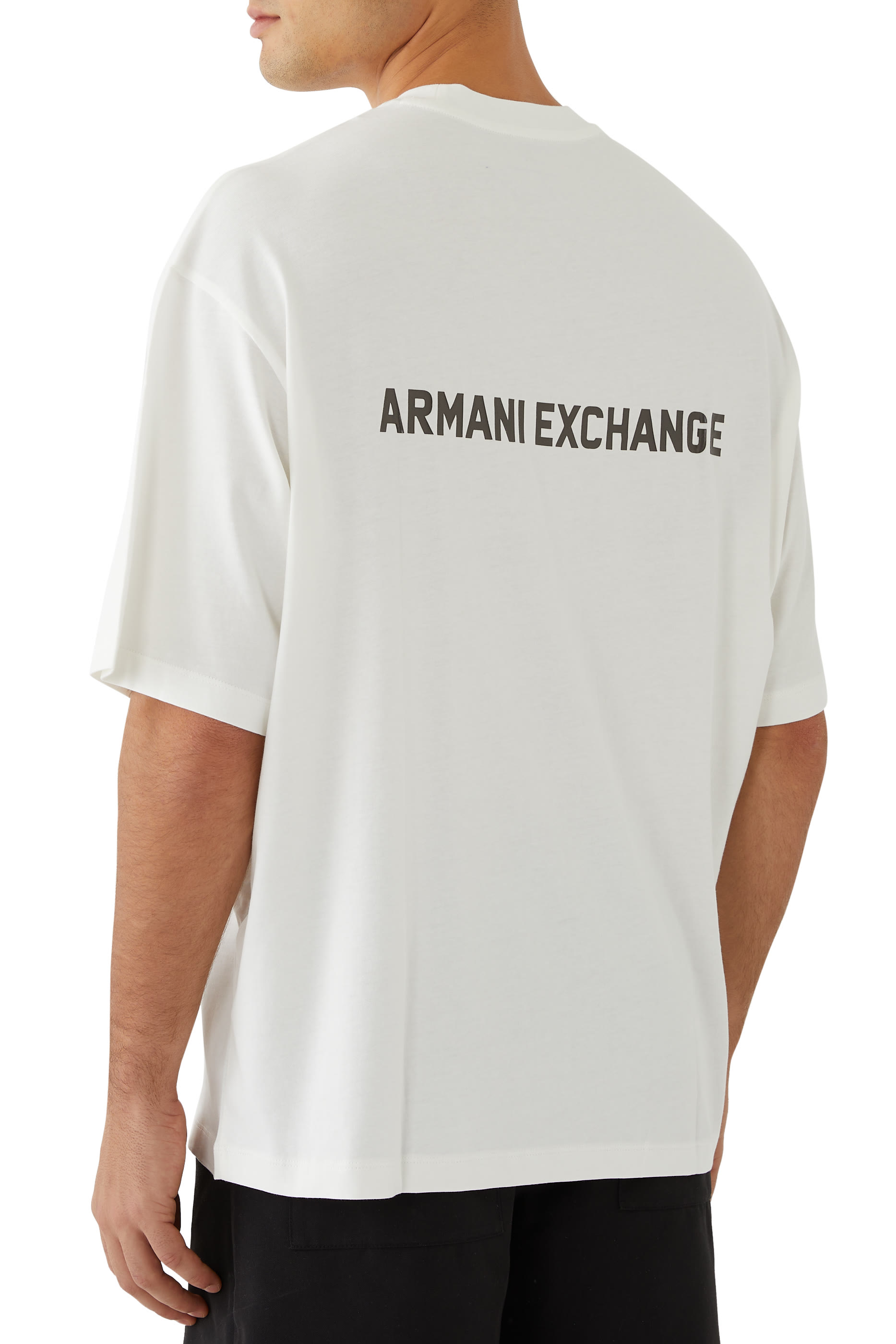 Grid Crewneck Oversized T-Shirt