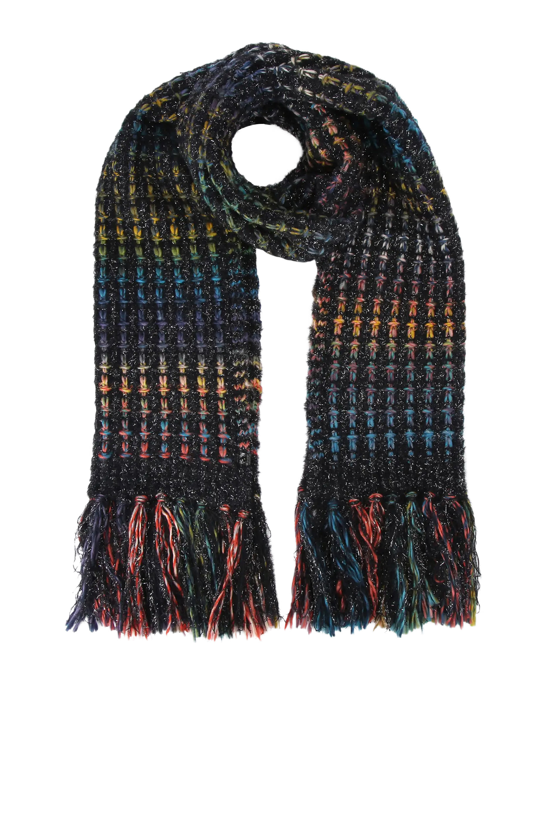 Lurex Knit Scarf