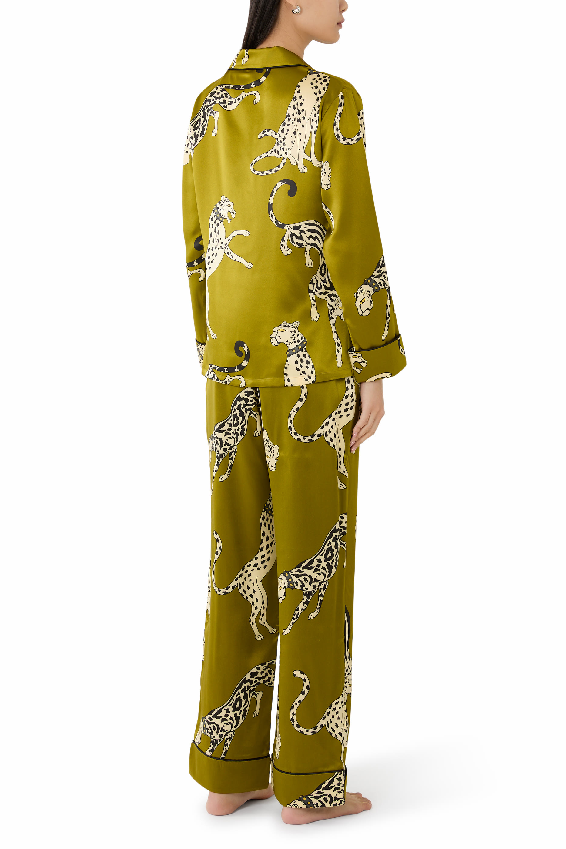 Lila Chanson Leopard Pyjamas 