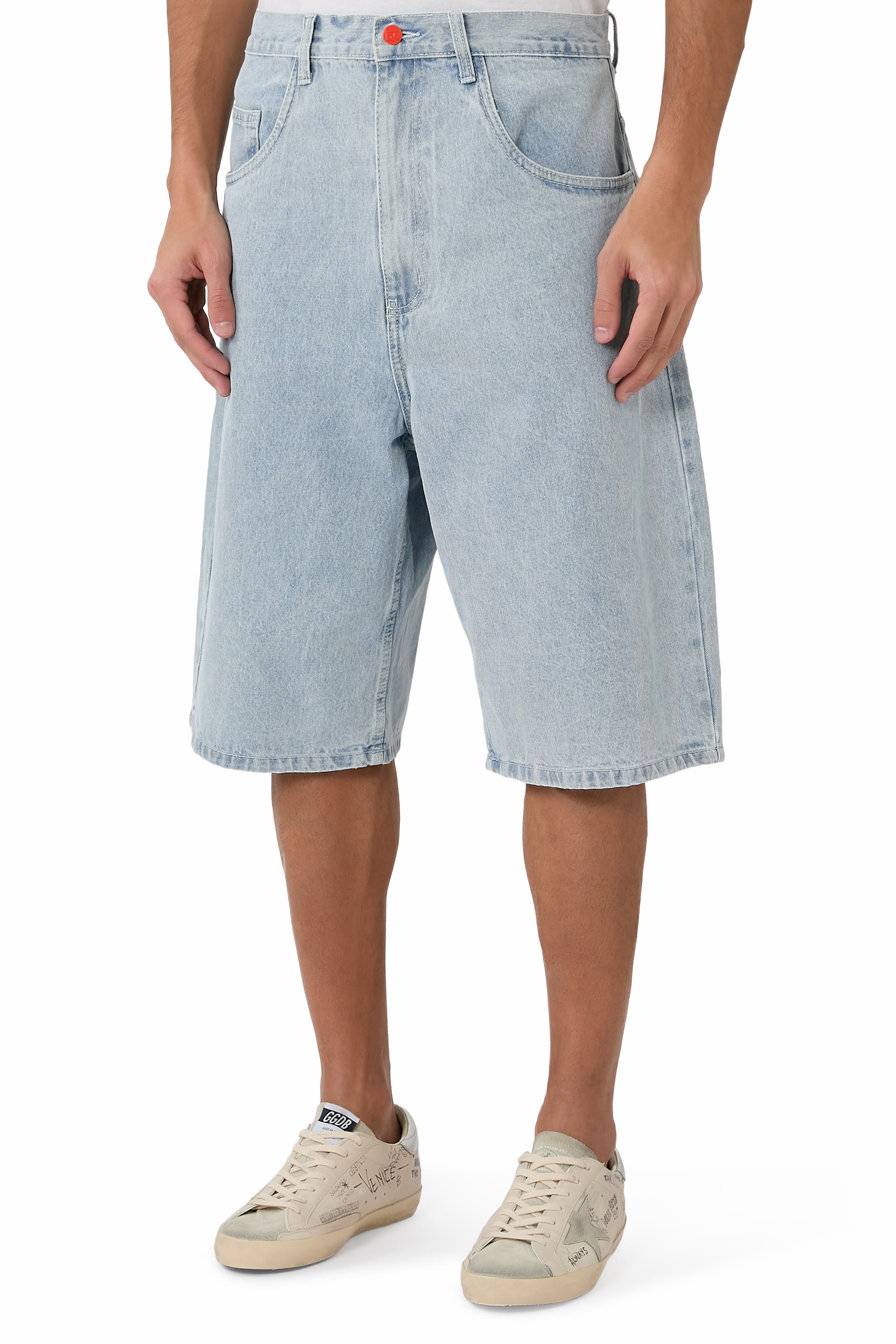 Stitched Denim Jeans