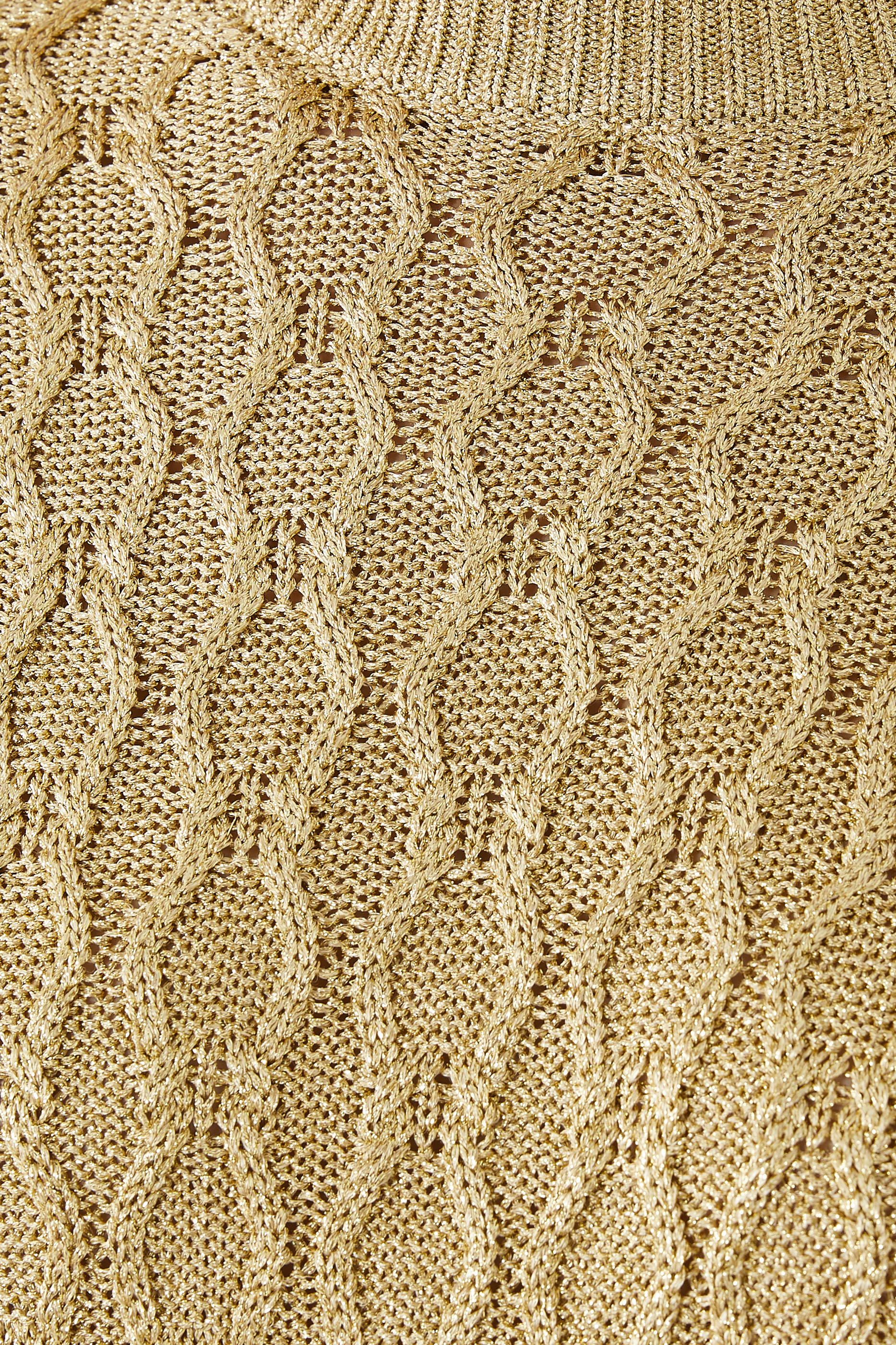 Chunky Cable Knit Viscose Dress