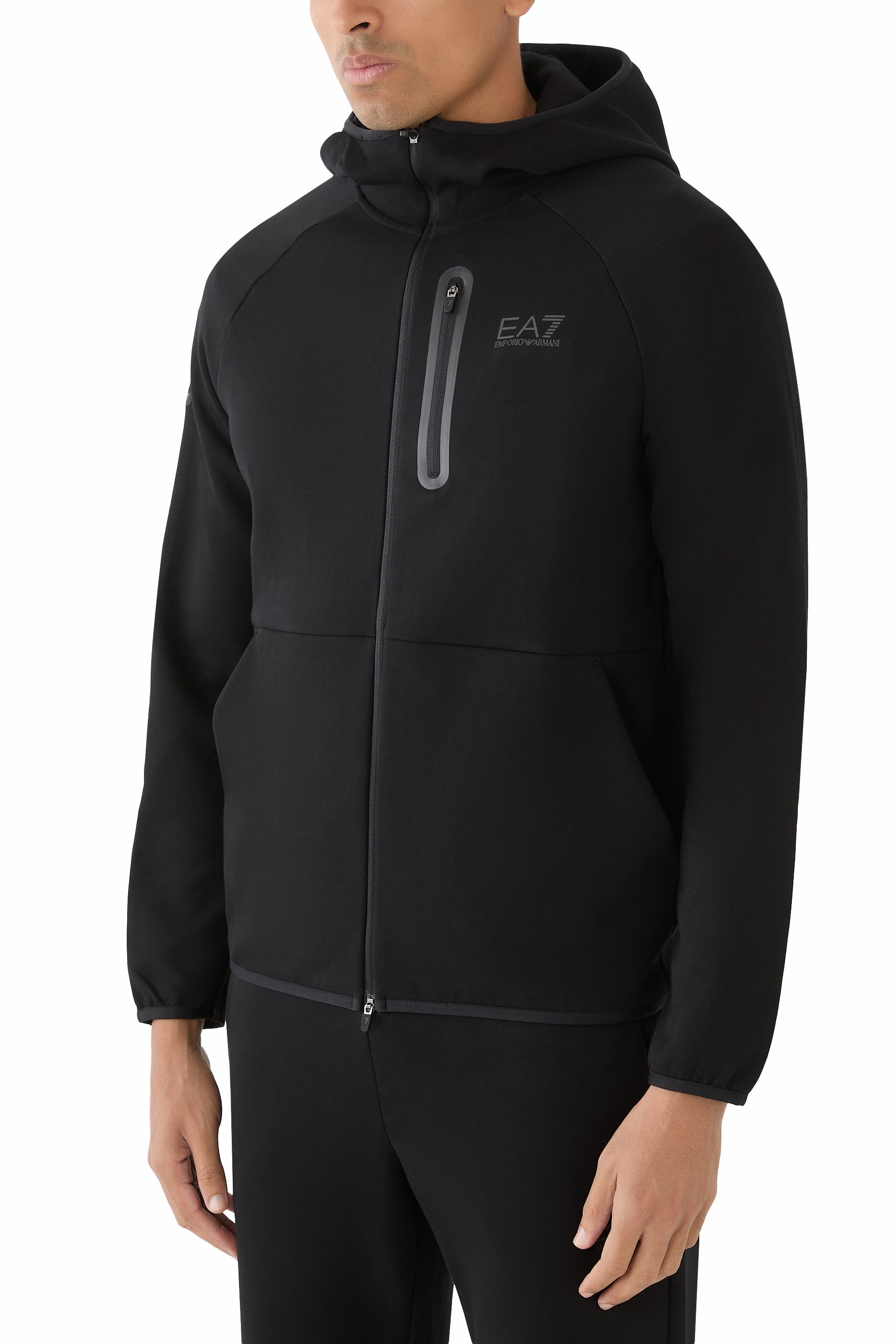 EA7 Logo Hoodie