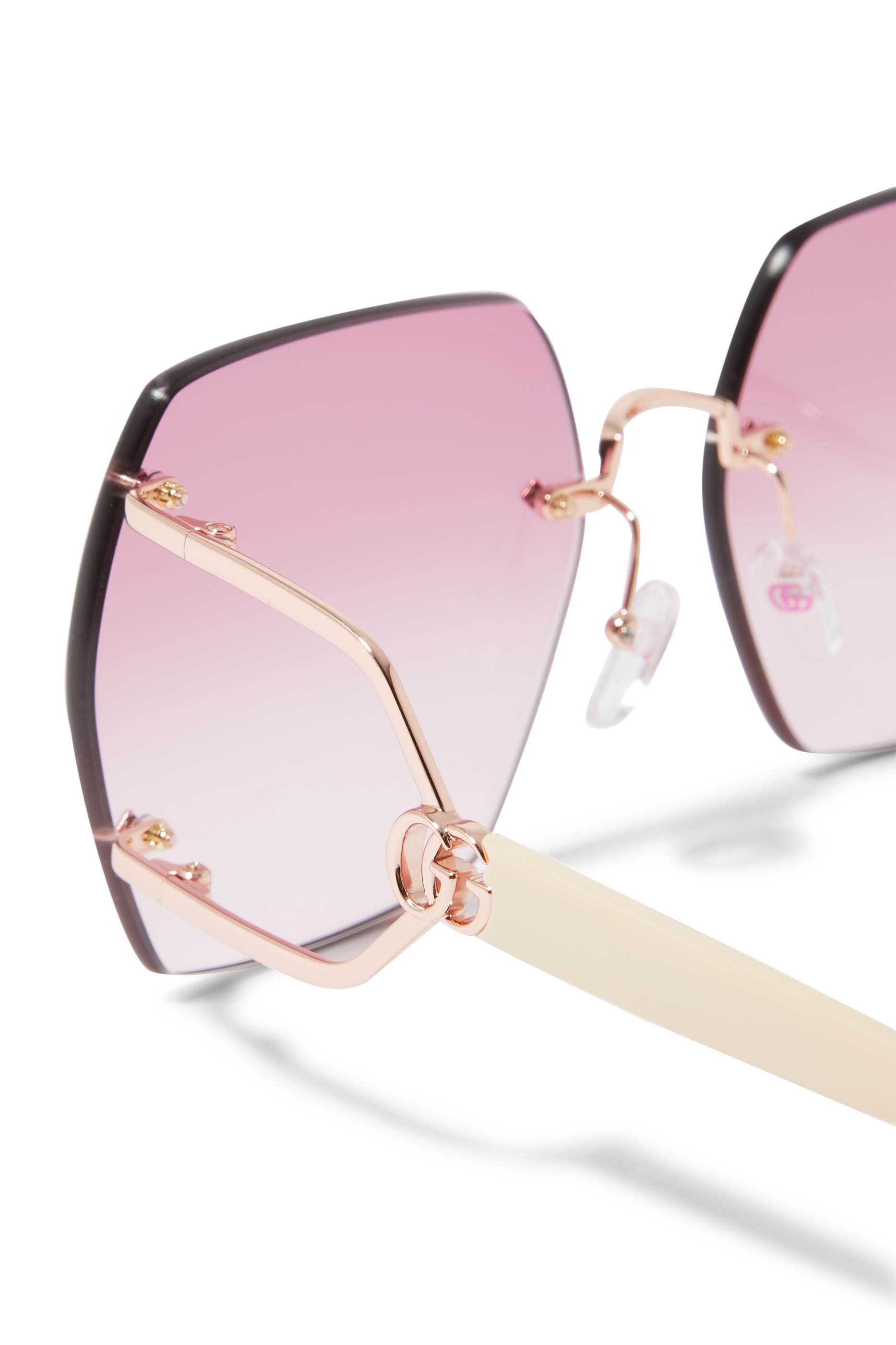 Geometric Frame Sunglasses