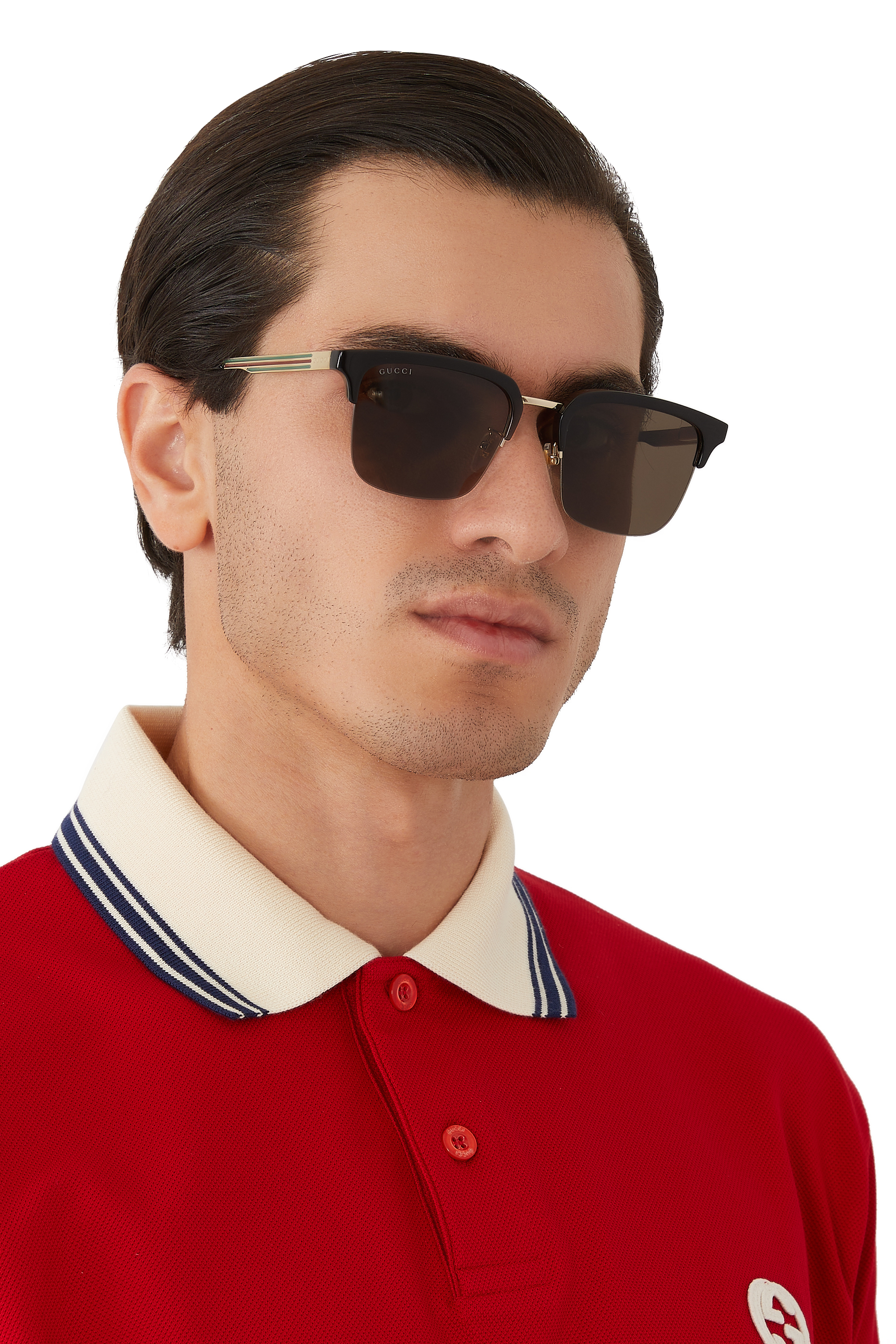 Rectangular Acetate Sunglasses