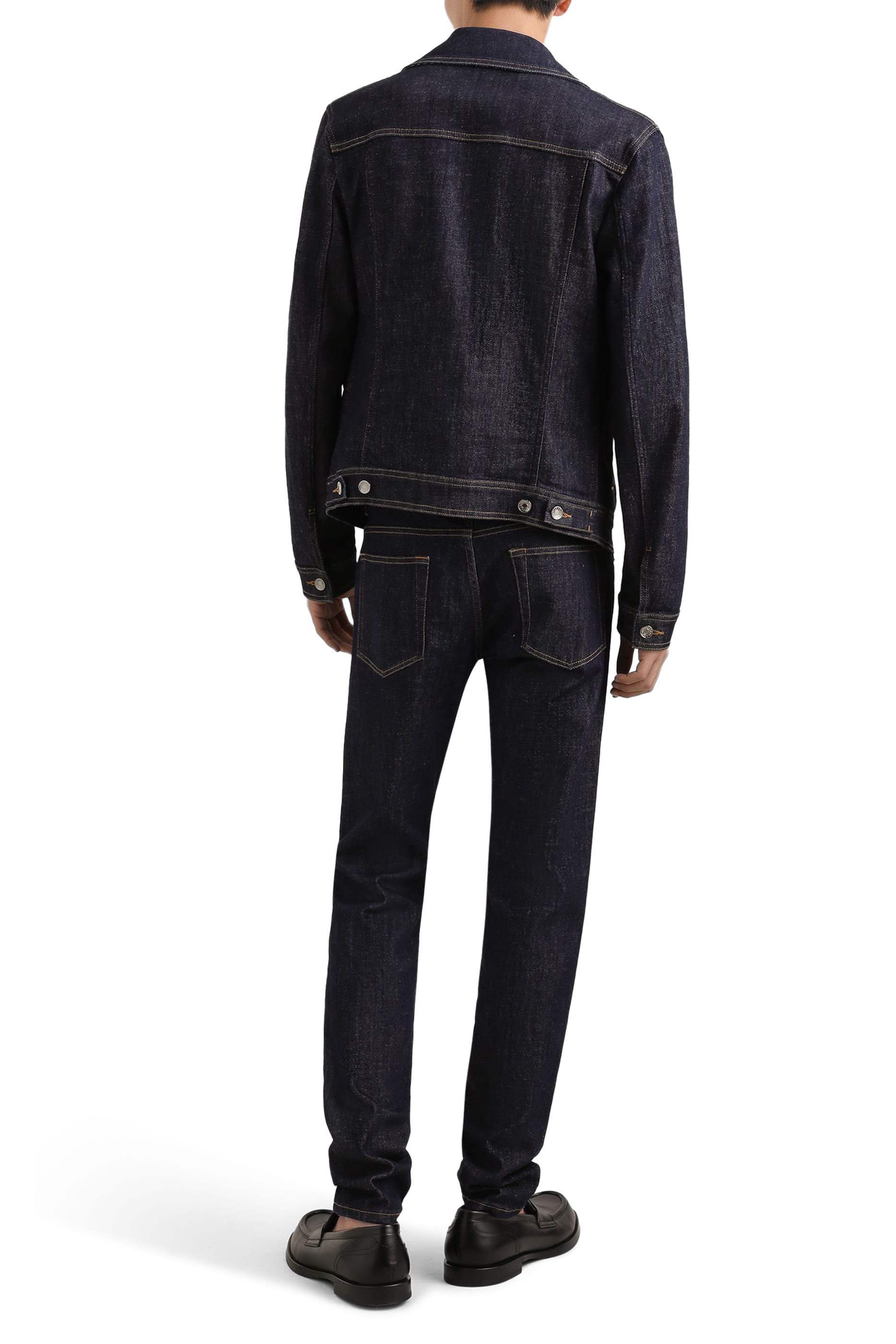 Logo Patch Cotton Denim Jacket