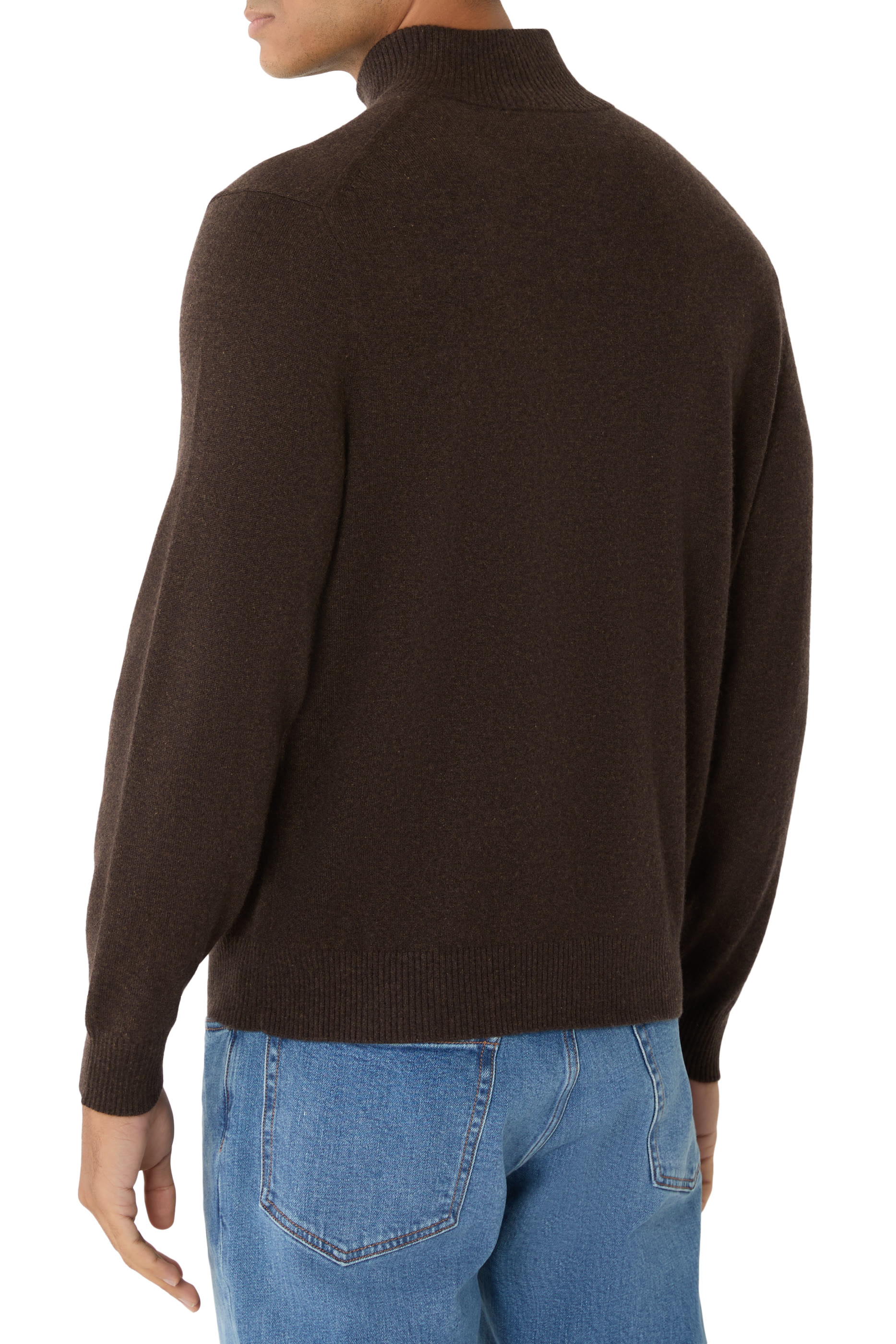  Hilles Quarter-Zip Sweater in Cashmere