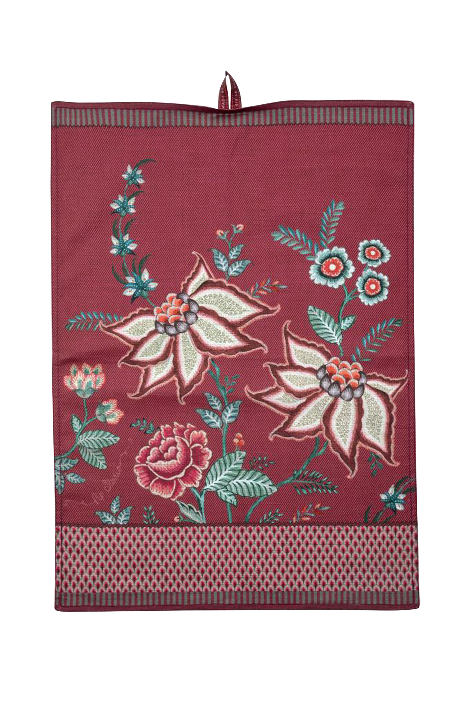 Flower Festival Tea Towel