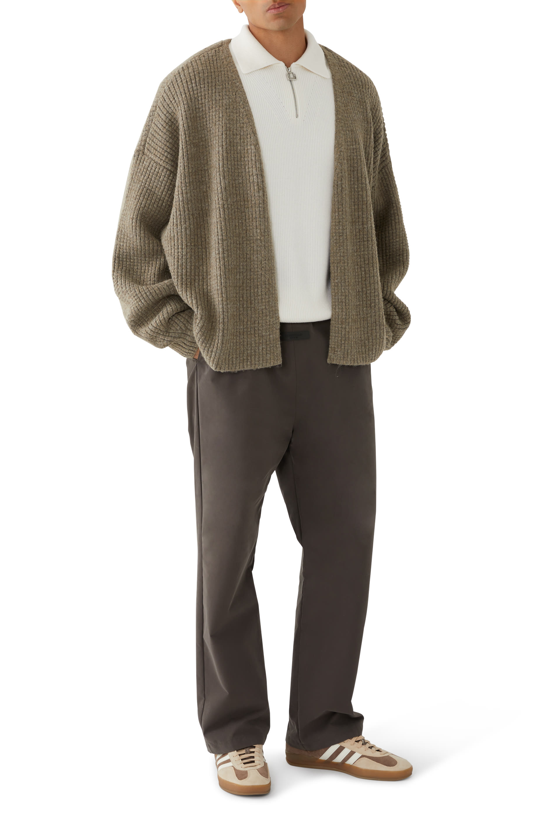 Heavy Waffle Cardigan