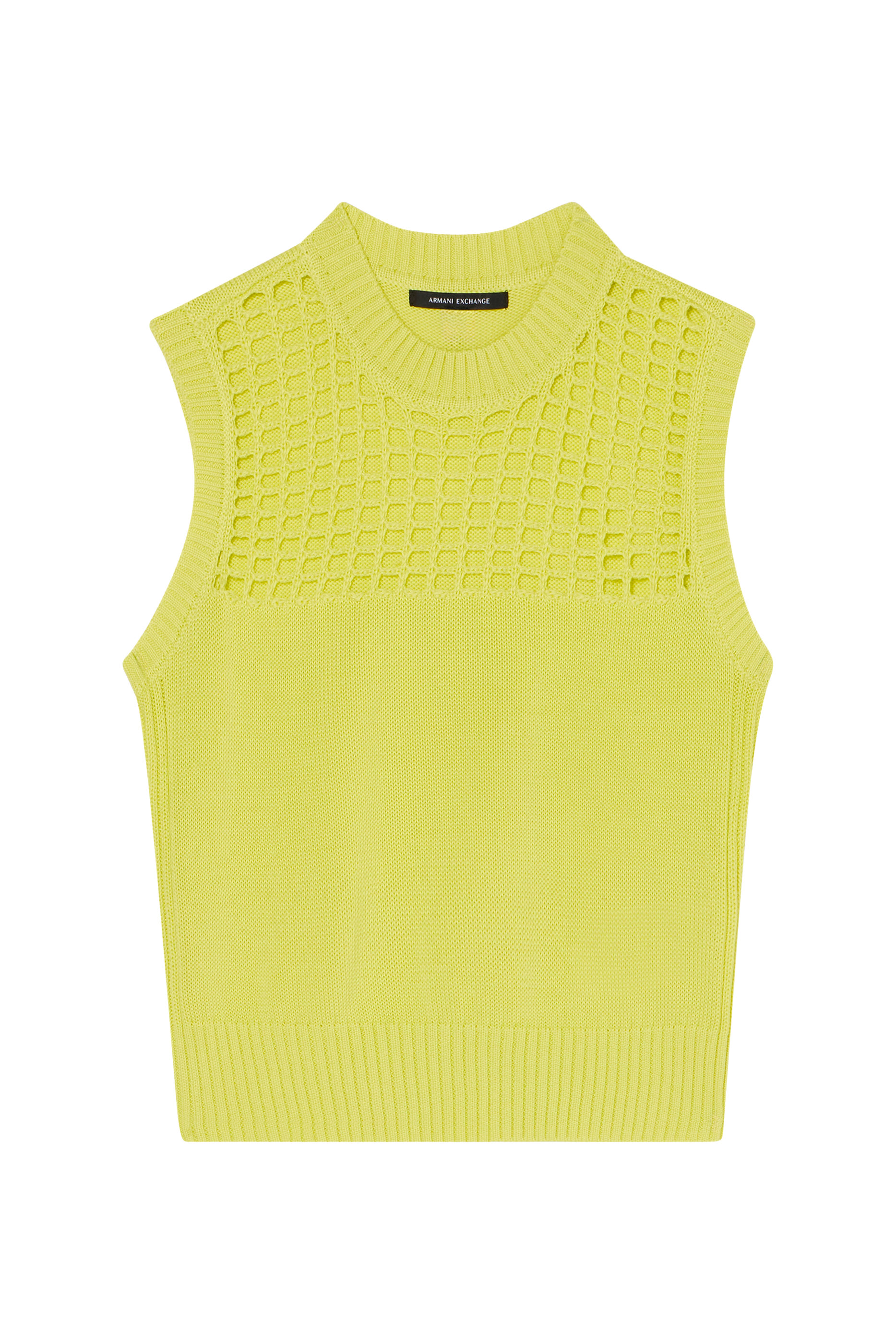 Open-Knit Panel Sweater