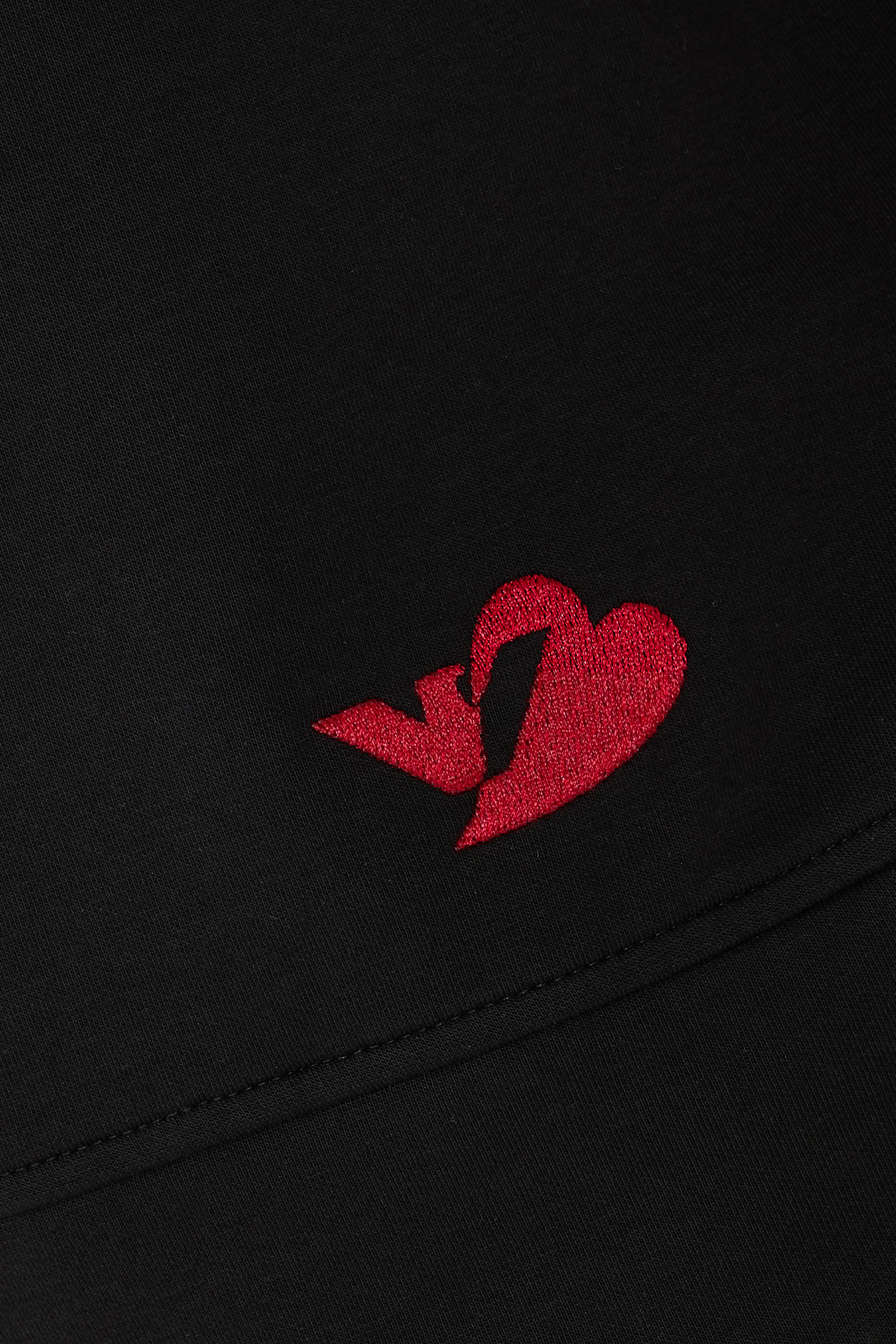 Heart Eagle Logo Sweatshirt in Double Jersey