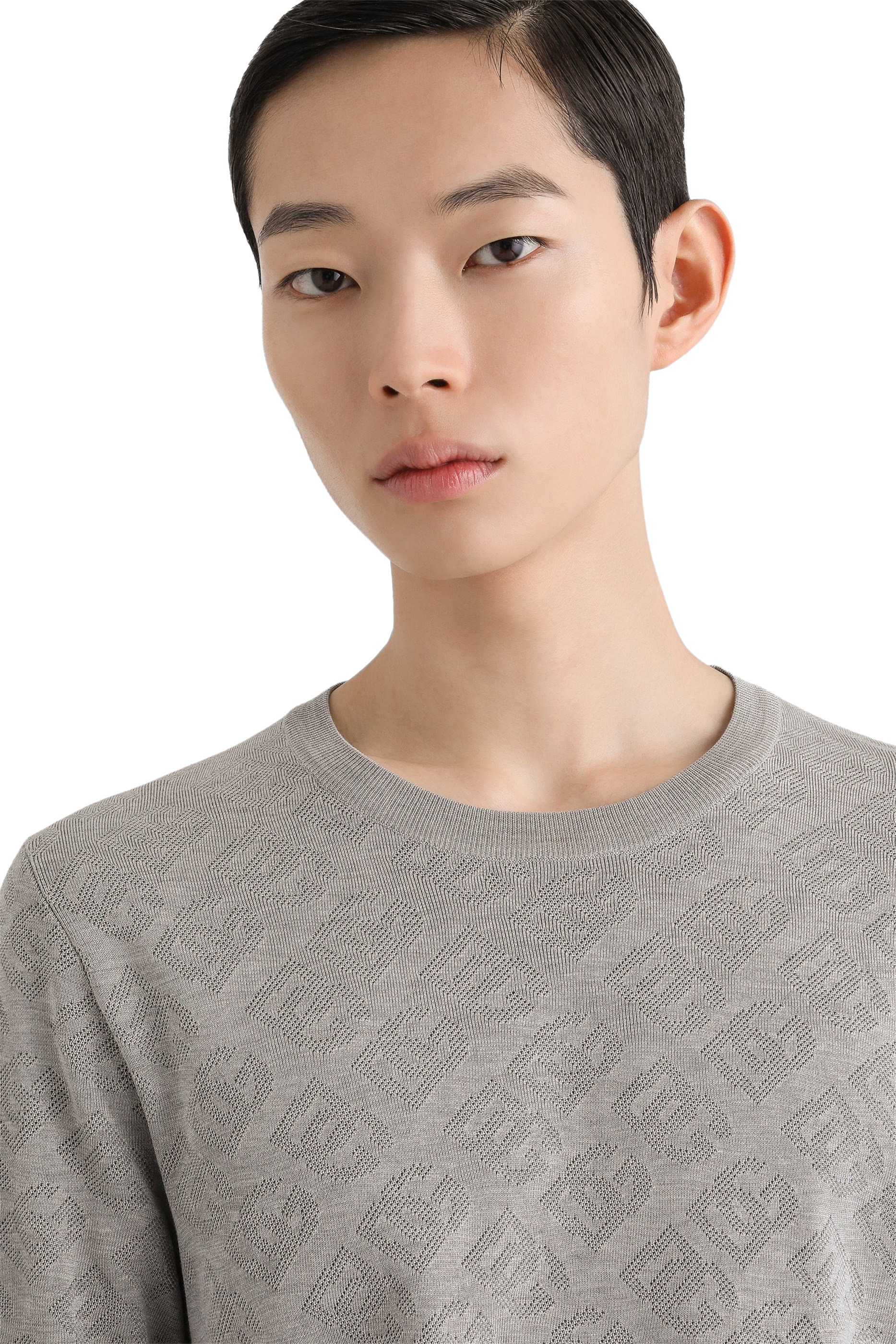 Silk Crewneck Pullover