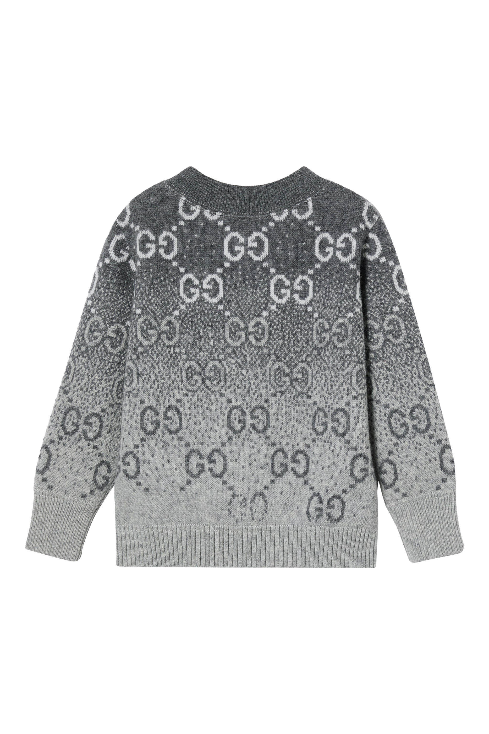 Kids GG Wool Jacquard Cardigan