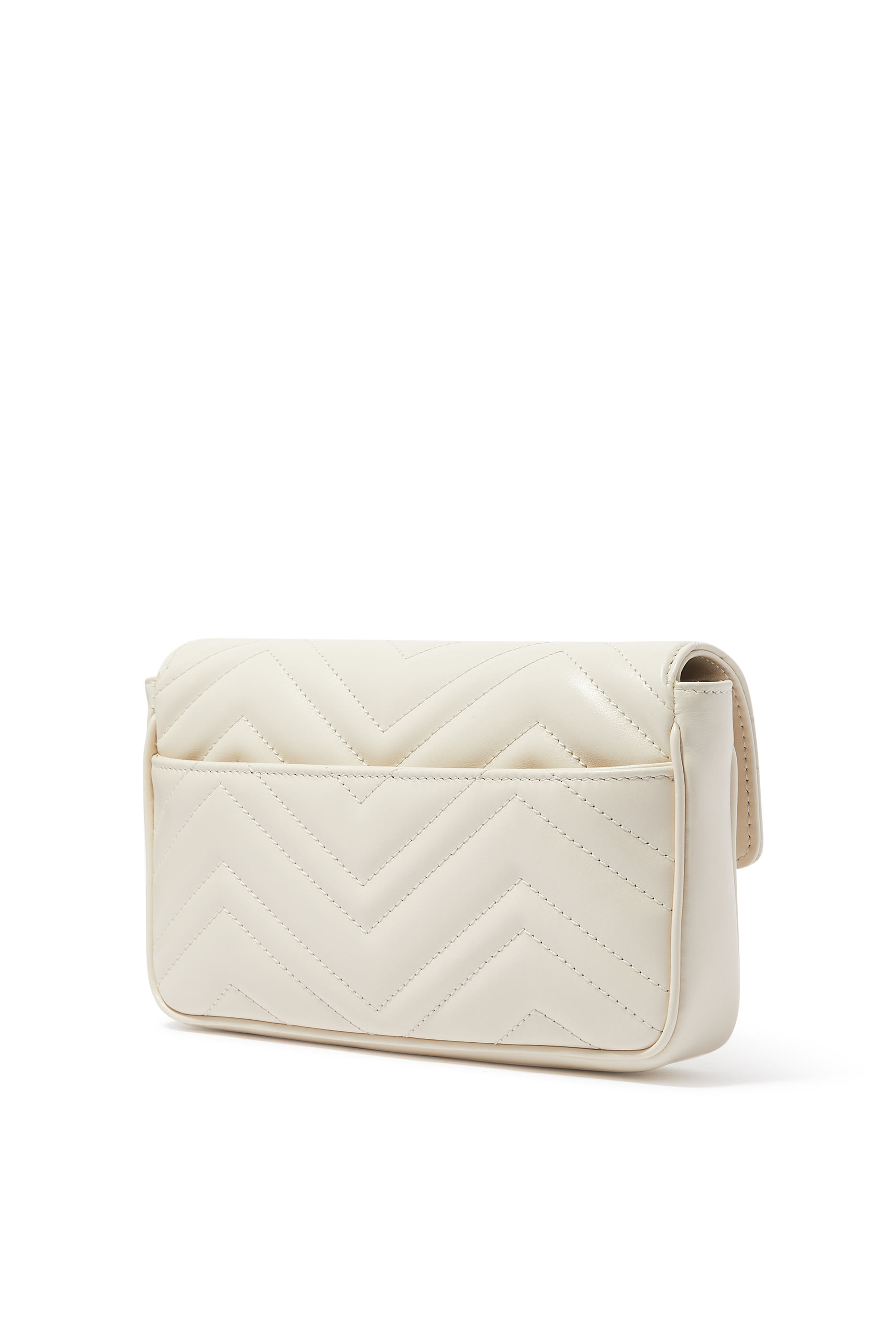 GG Marmont Mini Card Case Chain Wallet