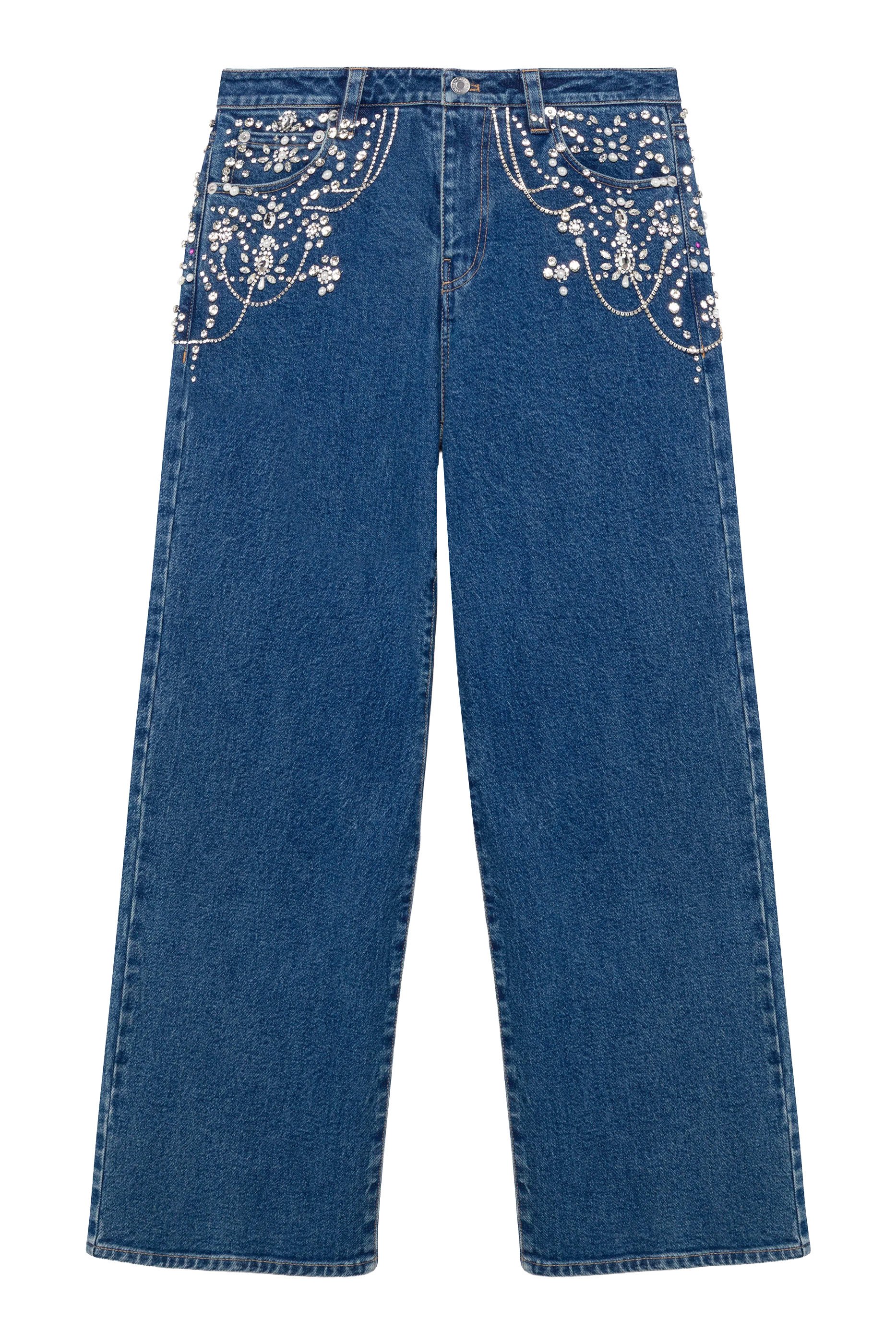 Jude Embellished Crop Jeans