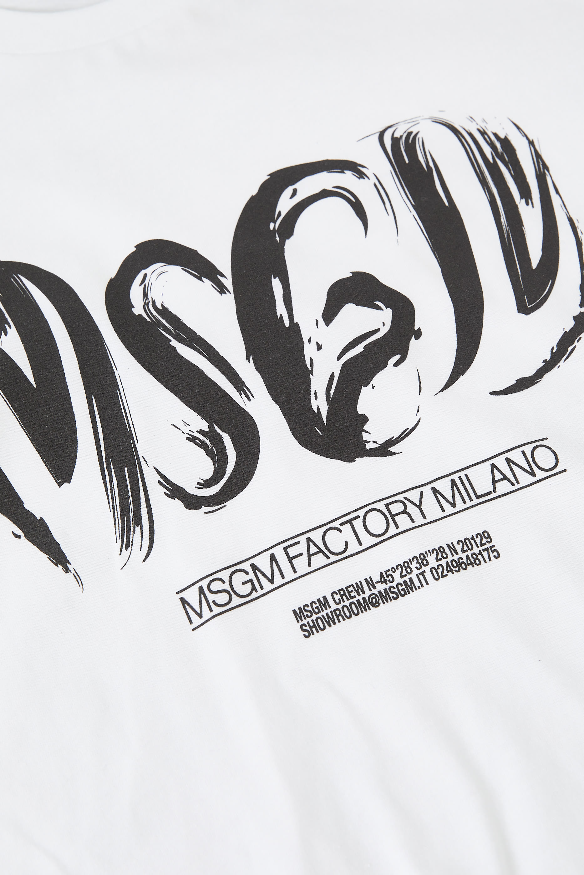 Kids Abstract Logo Print T-Shirt