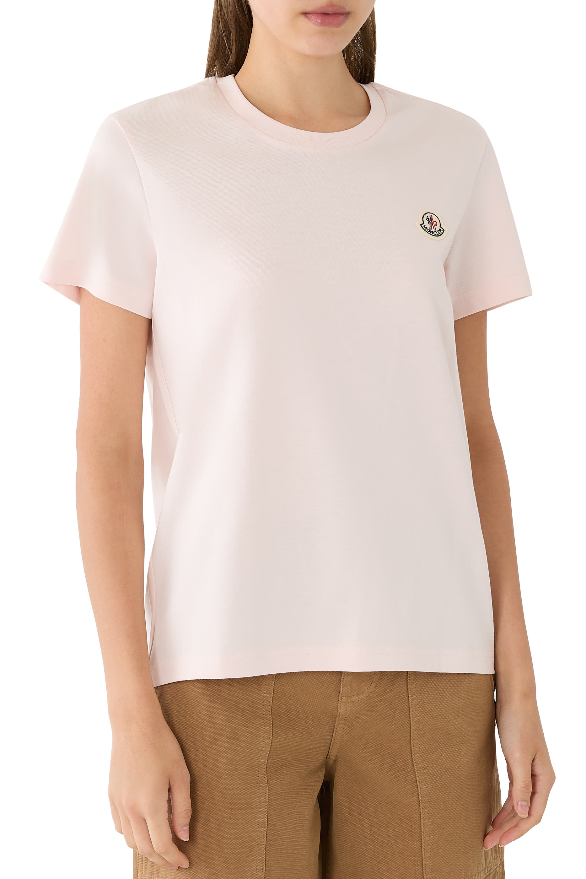 Logo Patch Cotton T-Shirt (Pack of Three) 