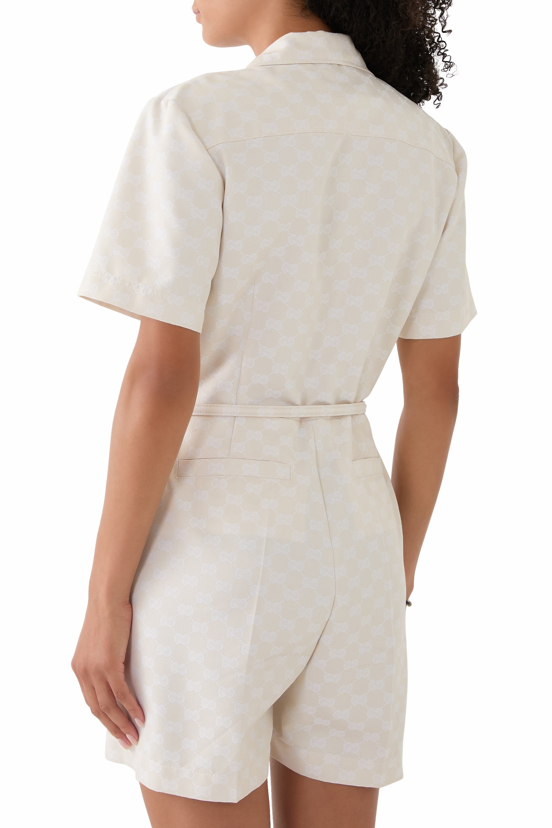 GG Cotton Gabardine Jumpsuit