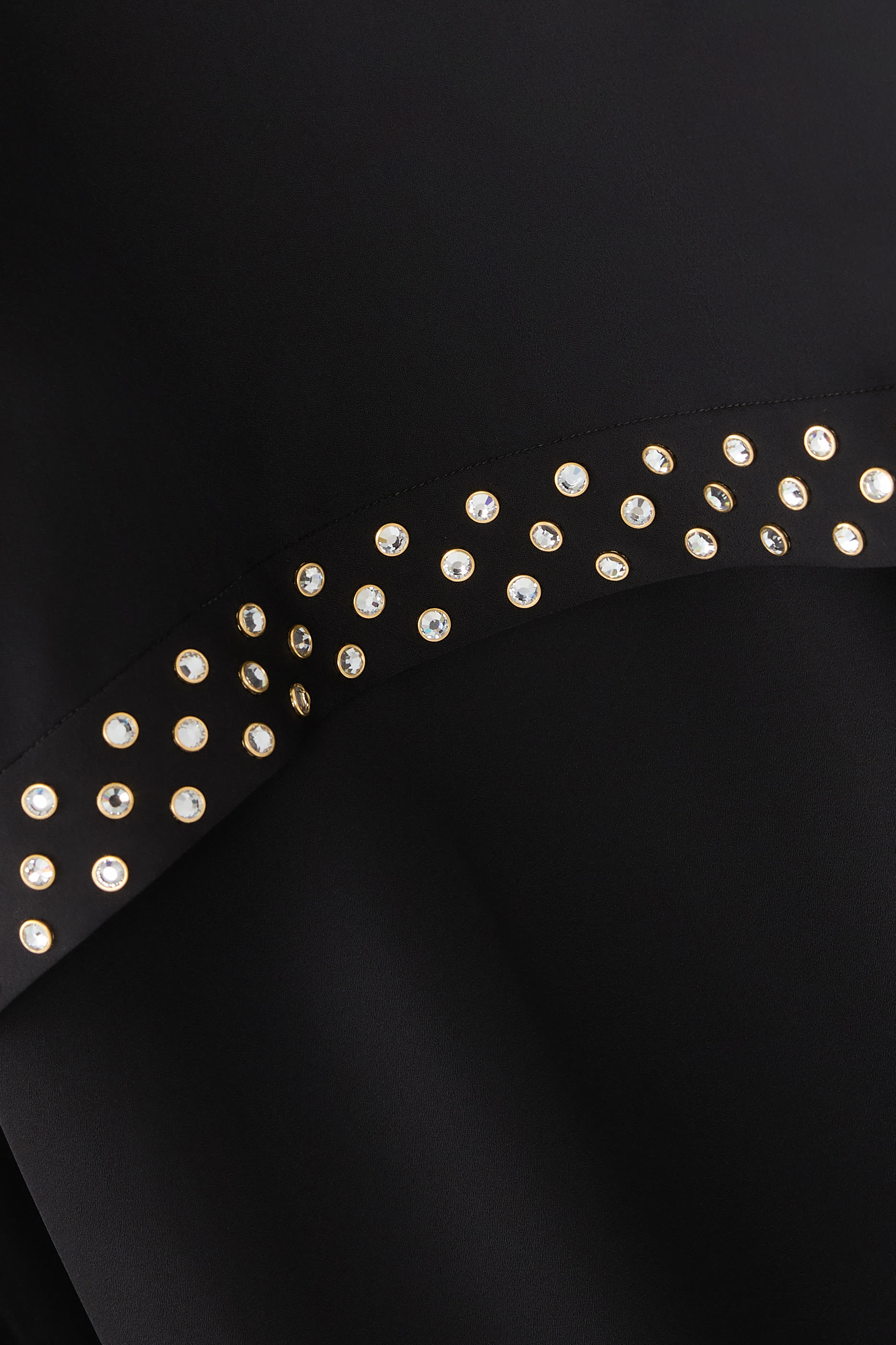 Lead-Free Crystal Cape Gown