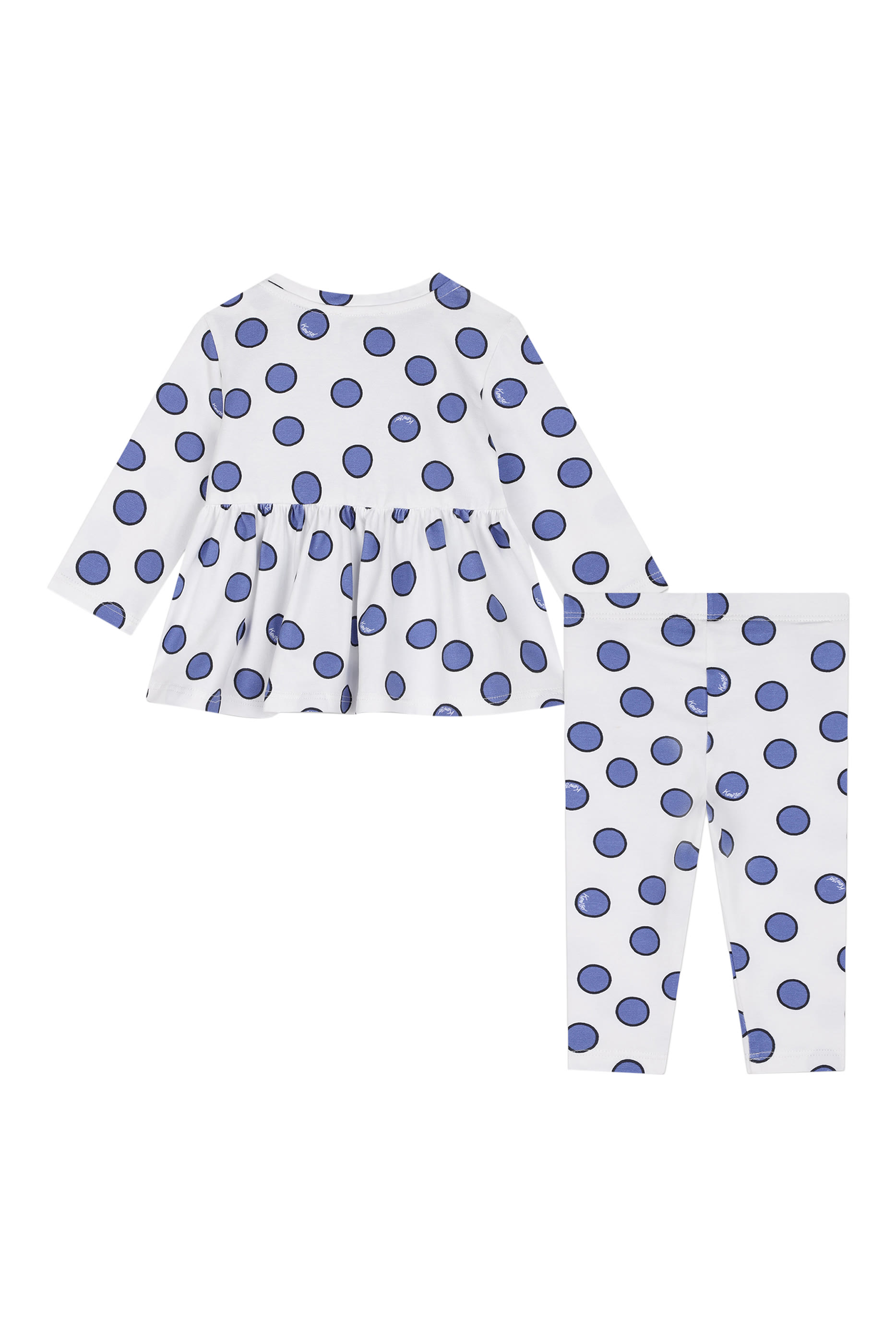 Kids Polka Dot T-Shirt and Leggings Set