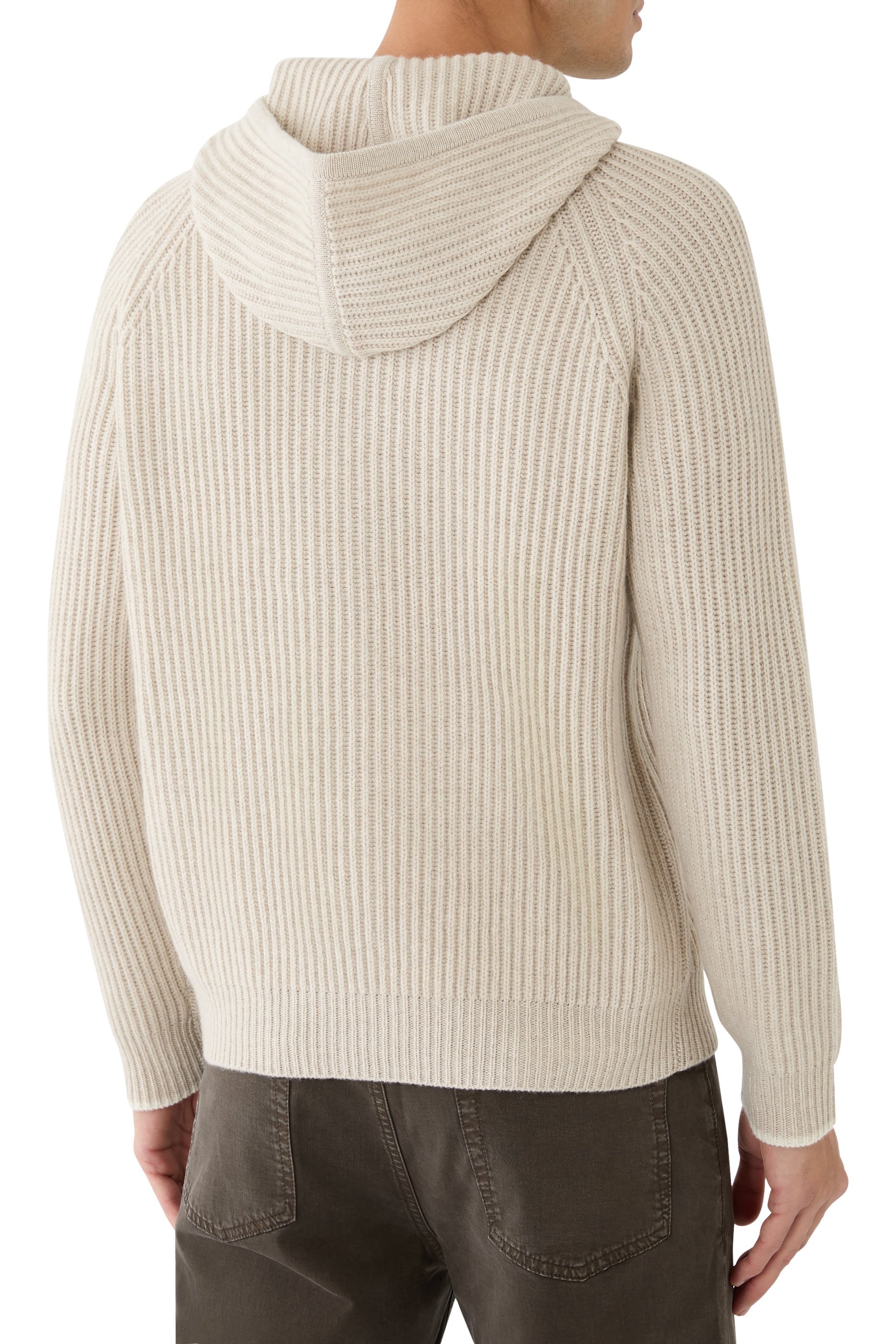 Zip-Up Hooded Cardigan