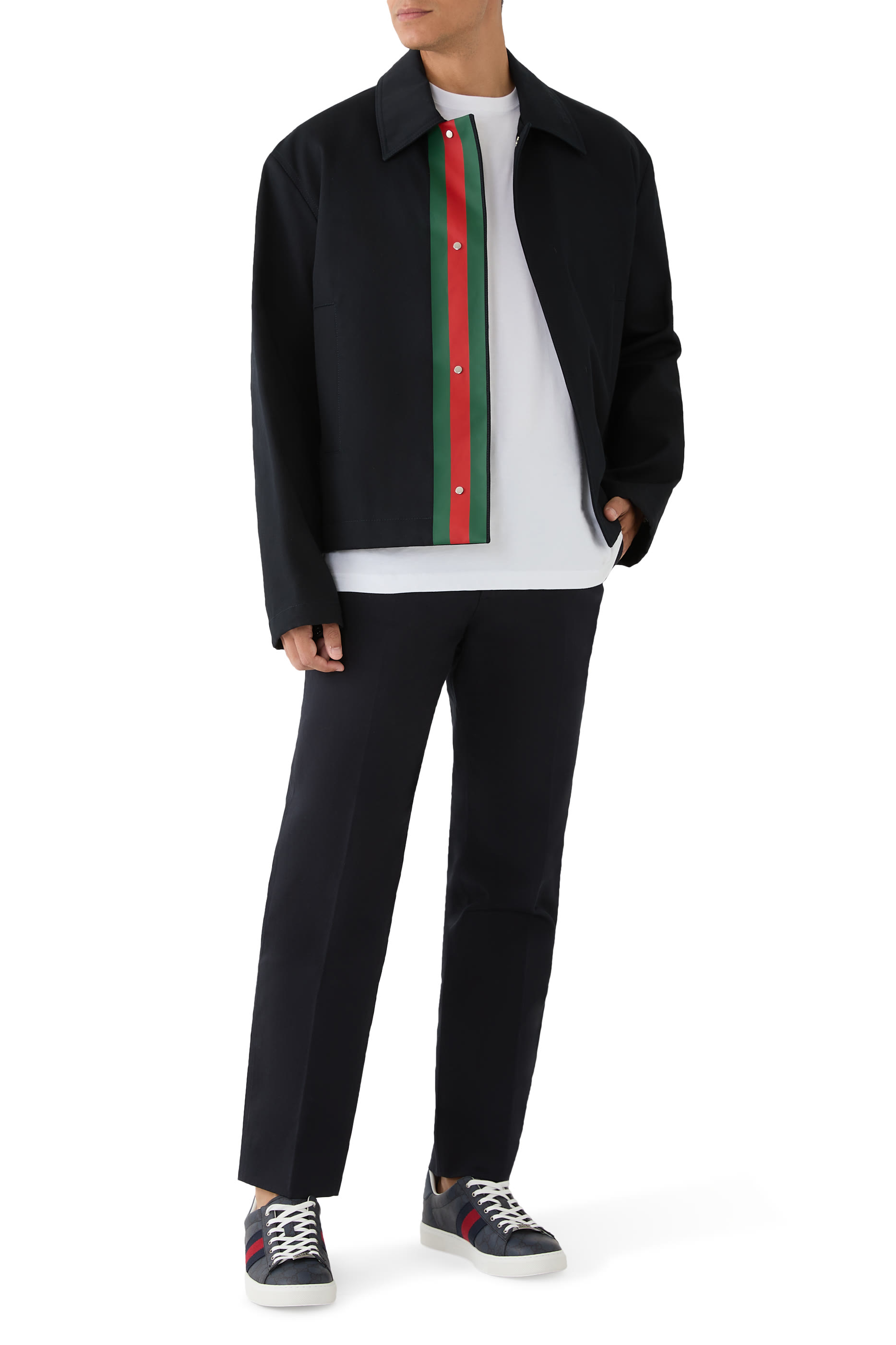 Embossed Gabardine Jacket