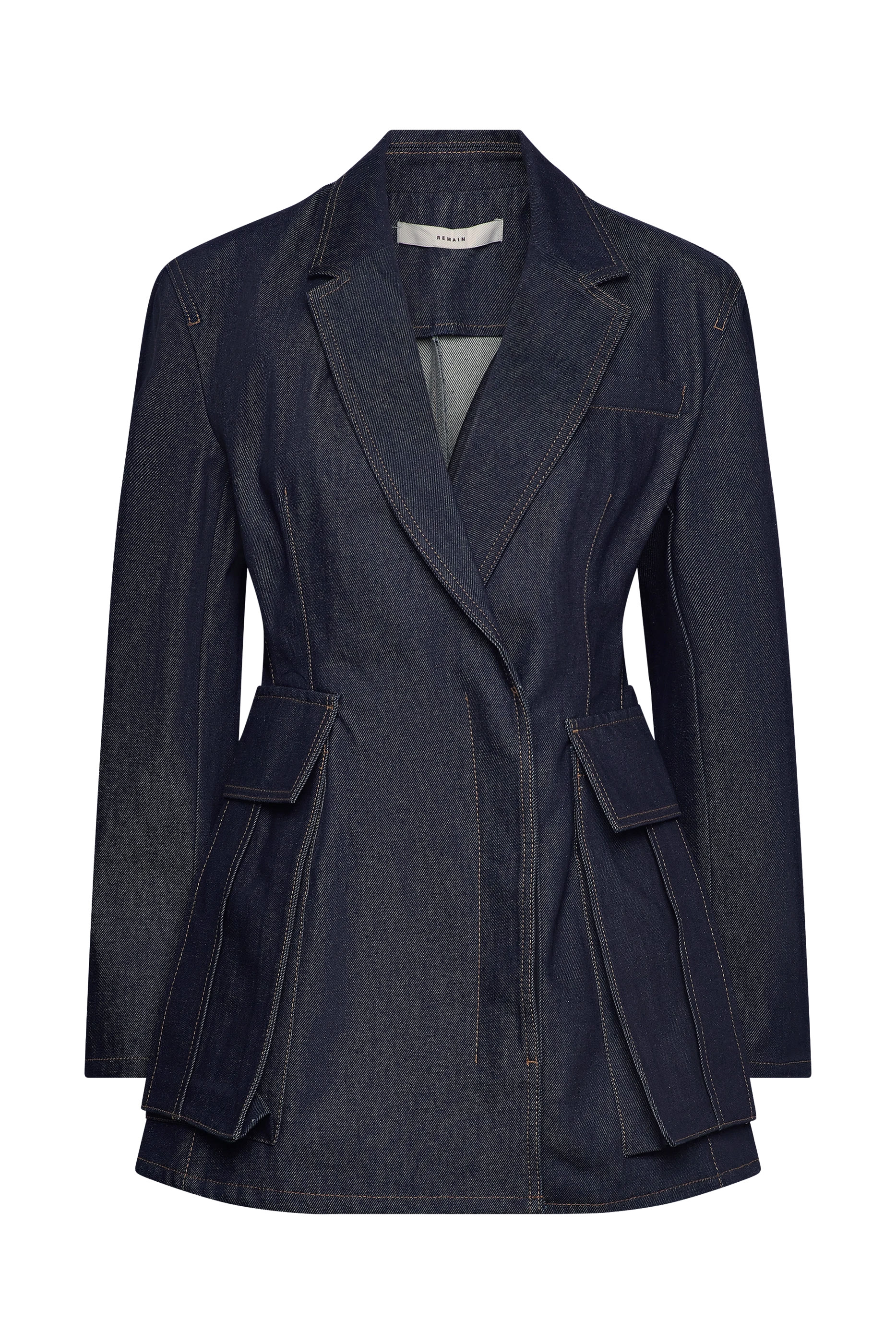 Single Breasted Denim Blazer