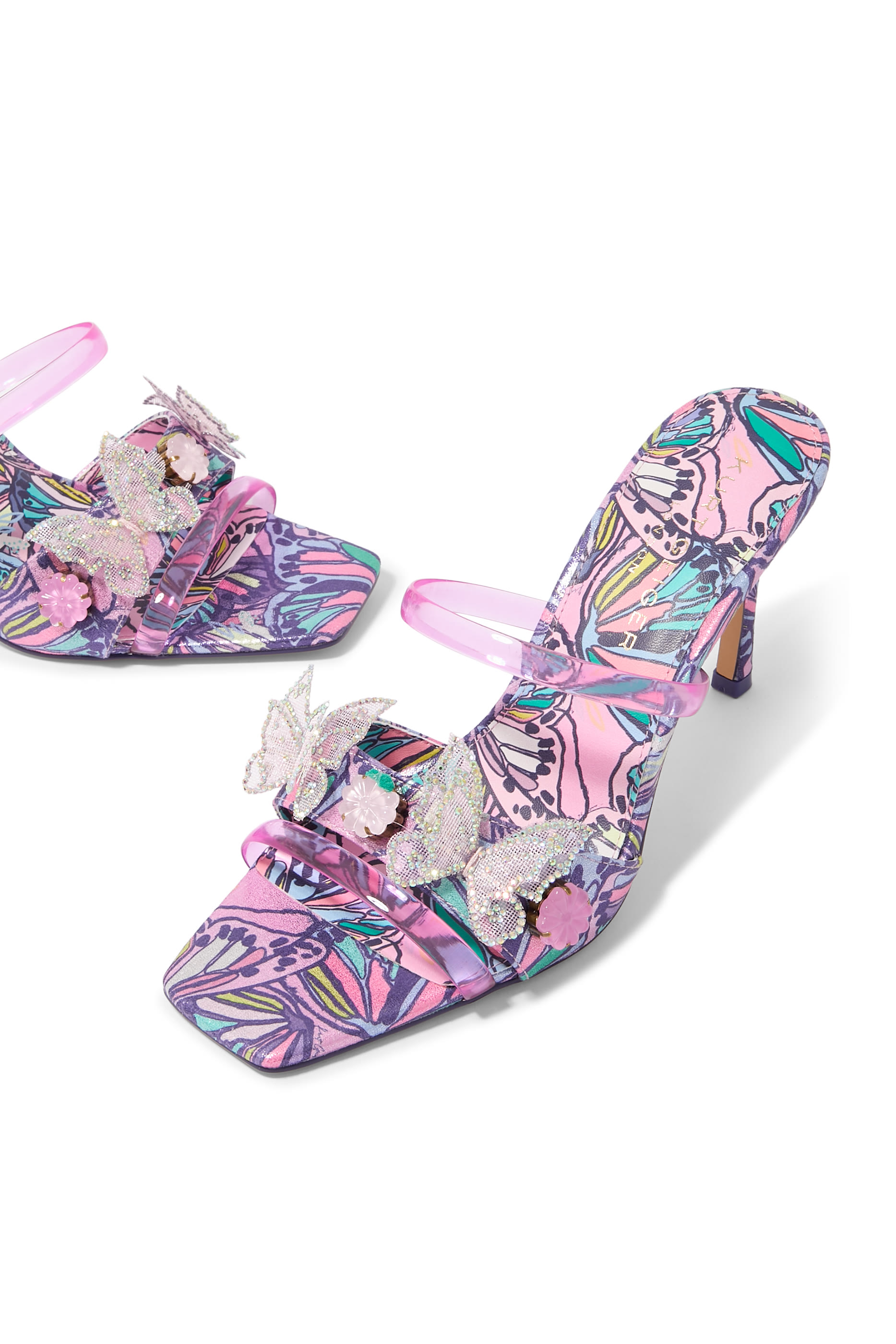 Butterfly Mule Sandals