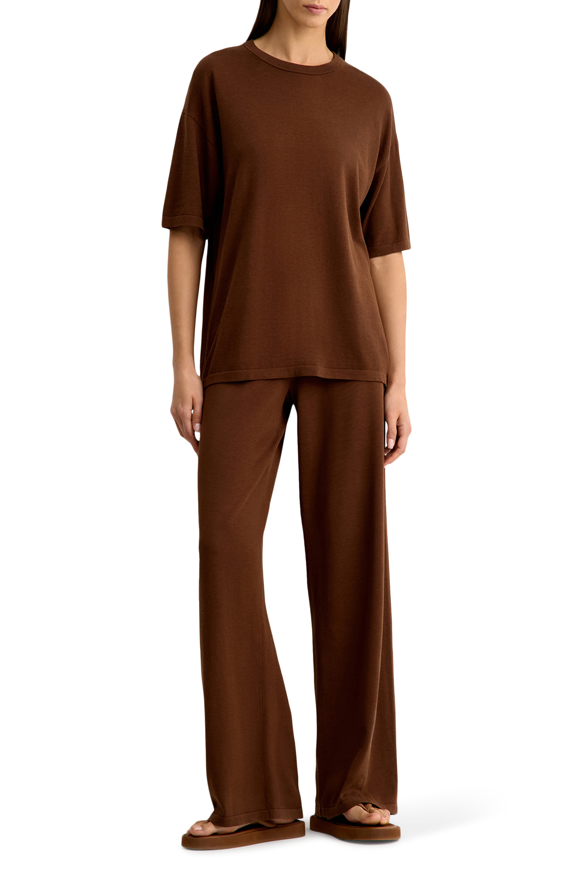 Silk-Jersey Relaxed T-Shirt