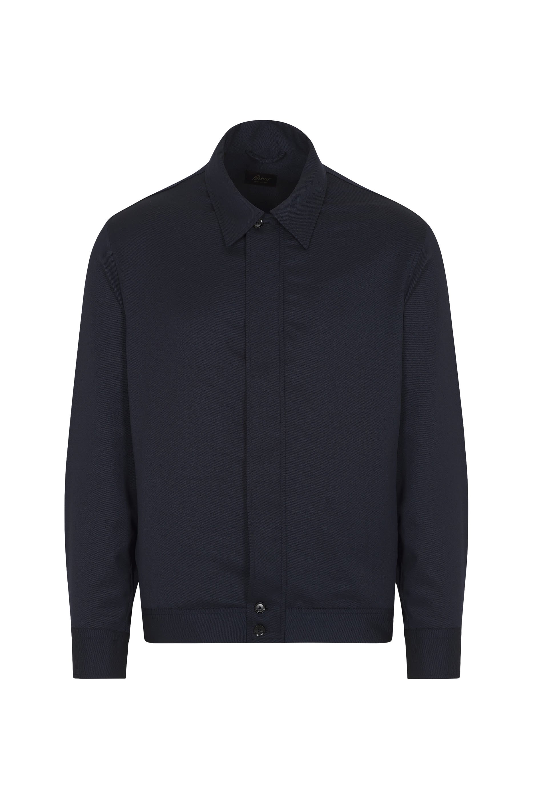  Wool Shirt Collar Blouson