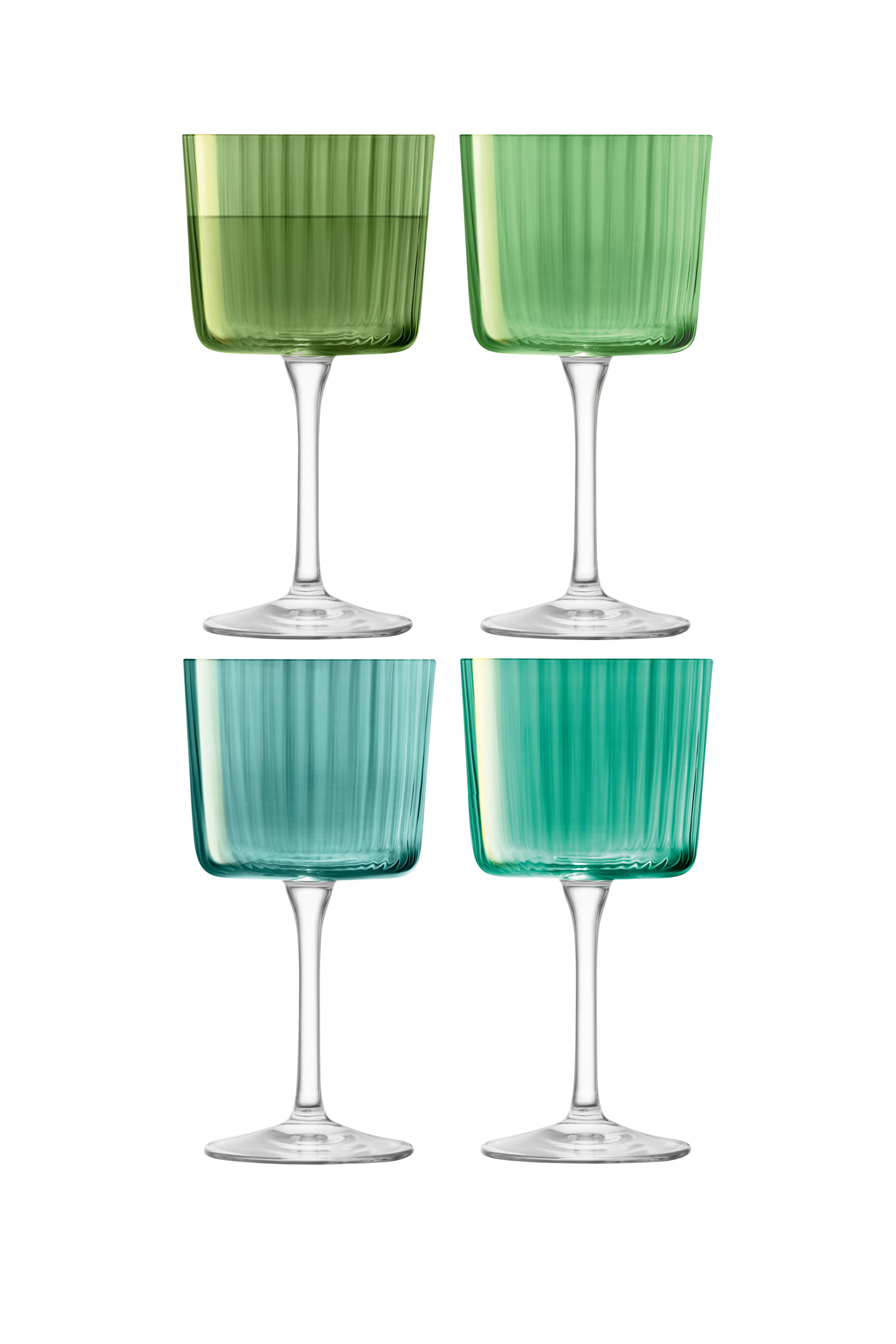 Gems Jade Glass, Set of 4