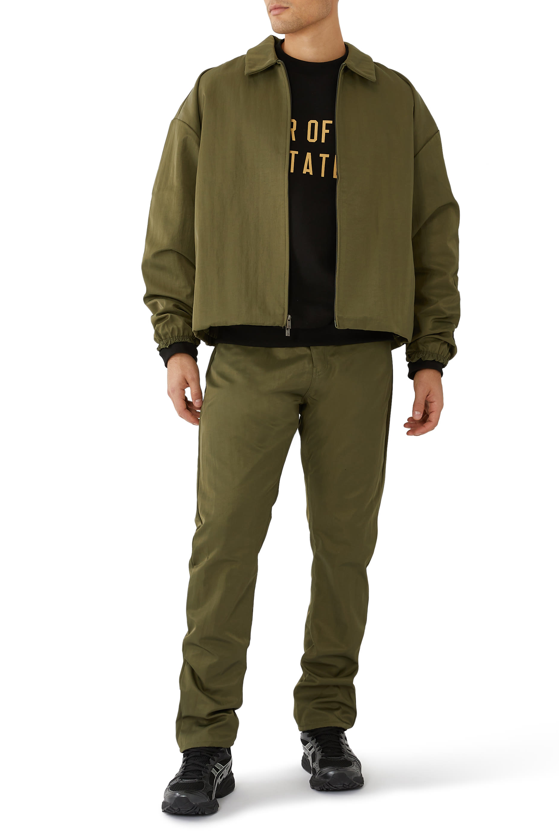 Essentials Textured Nylon 5-Pocket Pants