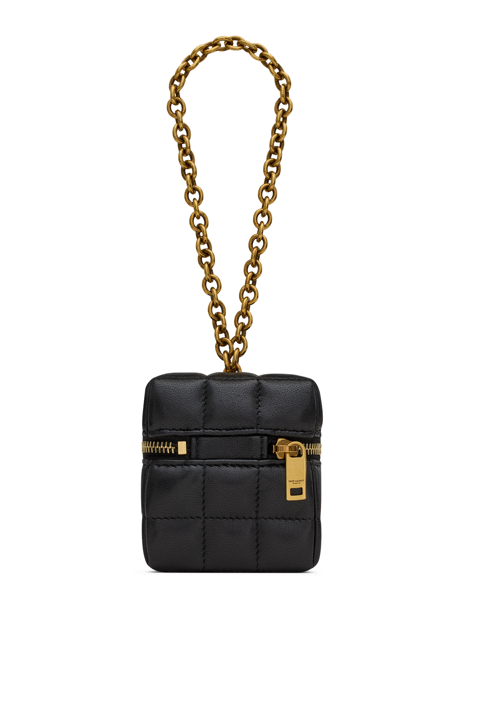  Cassandre Matelasse Carre Mini Cube on Chain in Lambskin