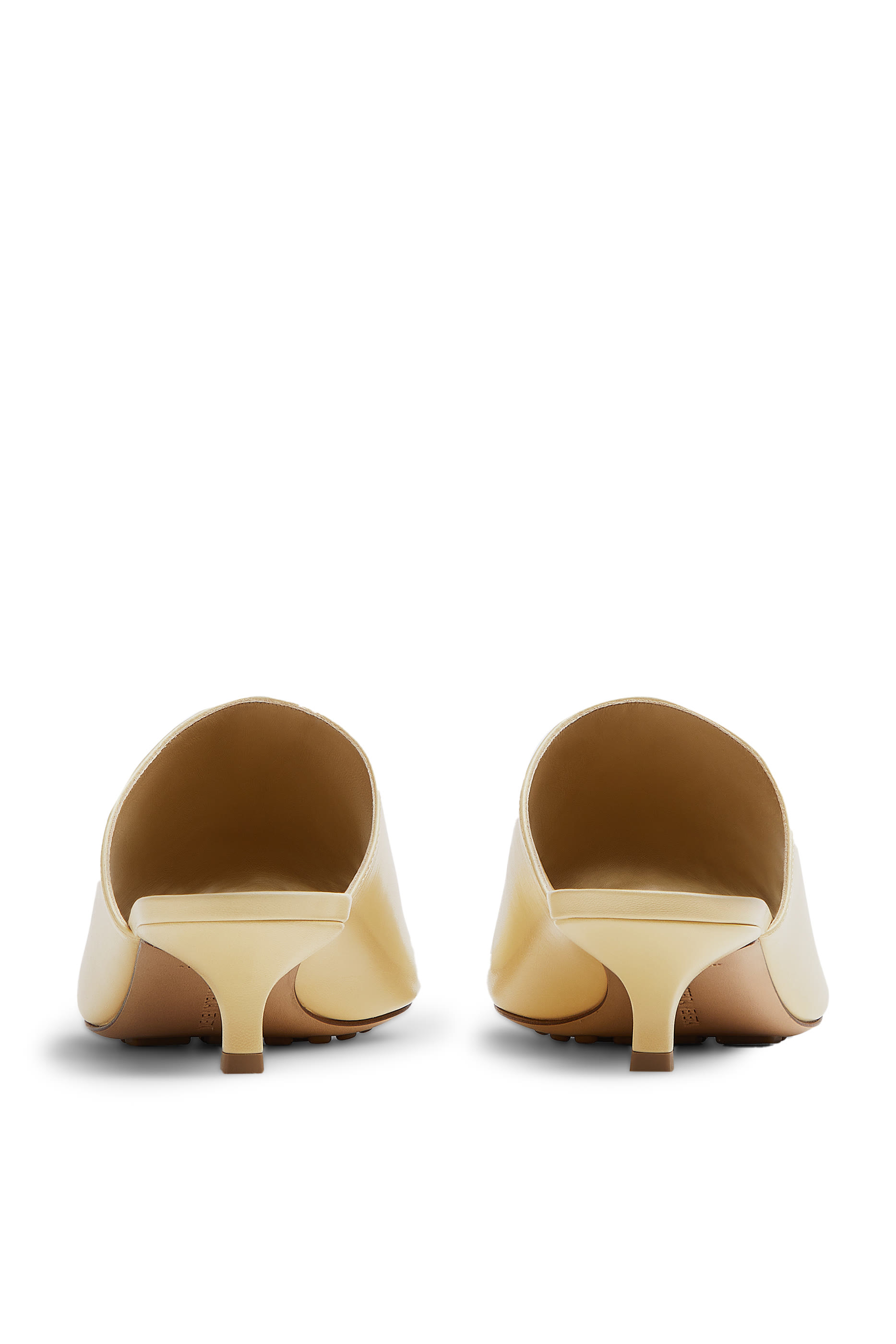 Stretch Leather Mules