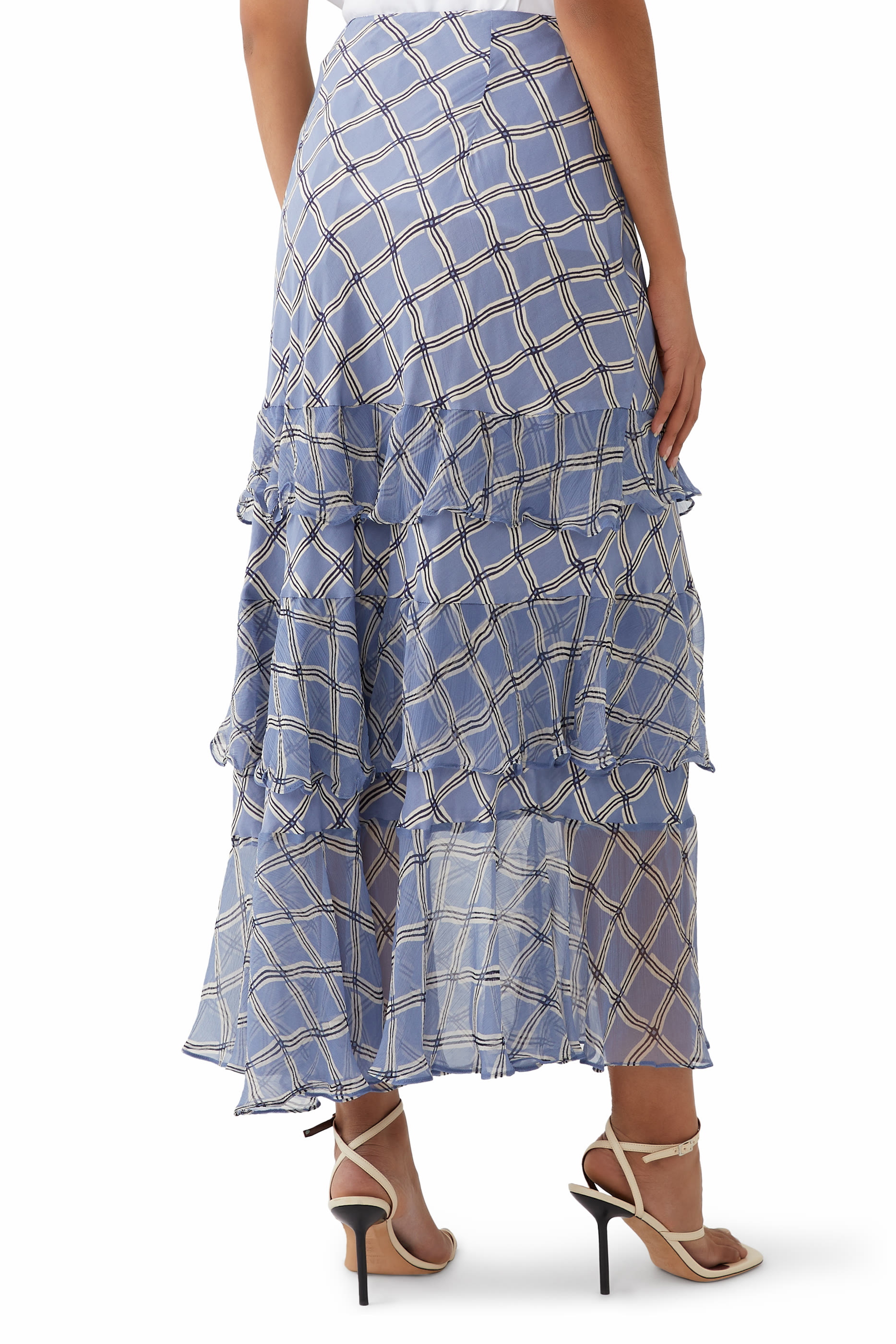 Preslee Tiered Midi Skirt