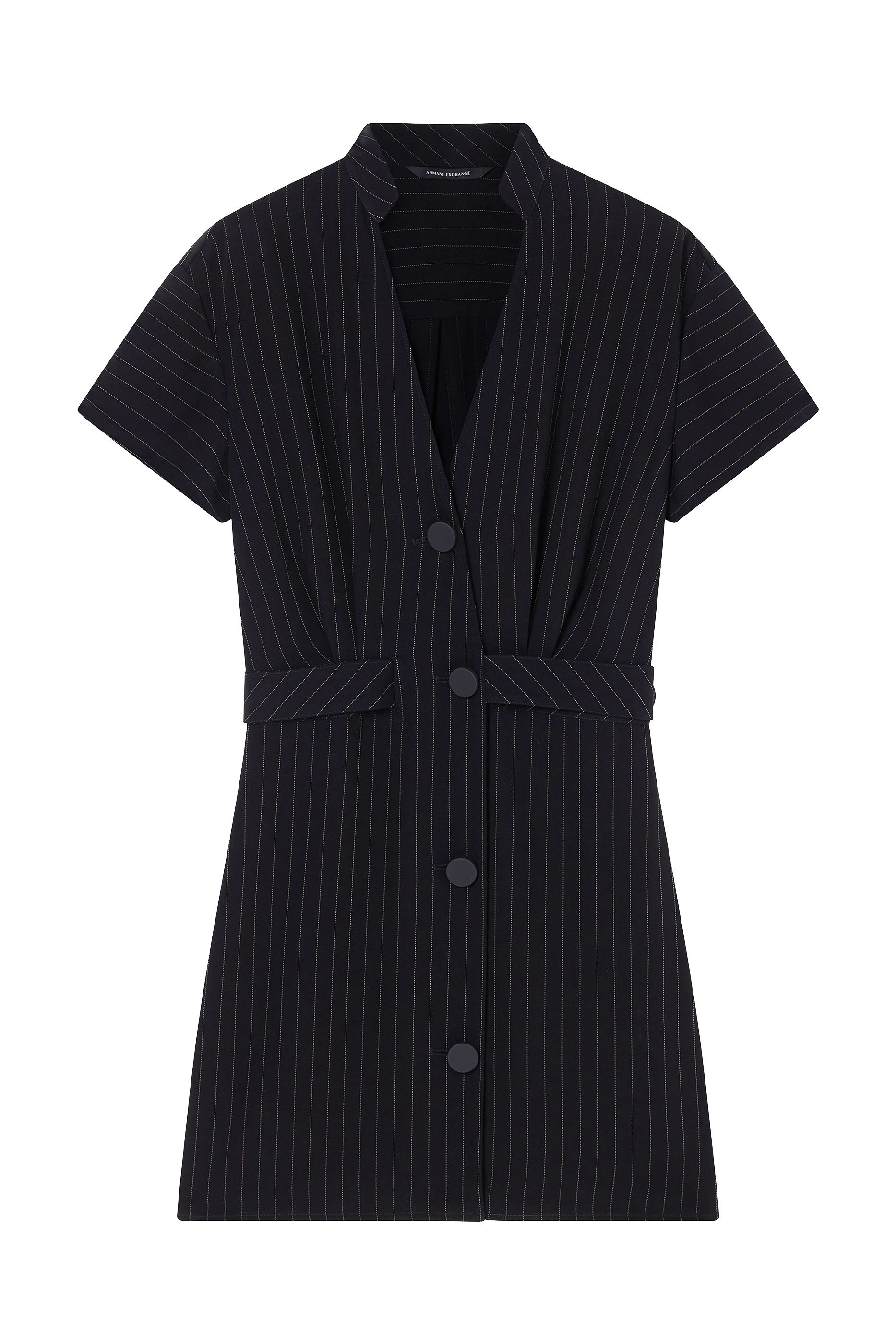 Short Pinstriped Dress
