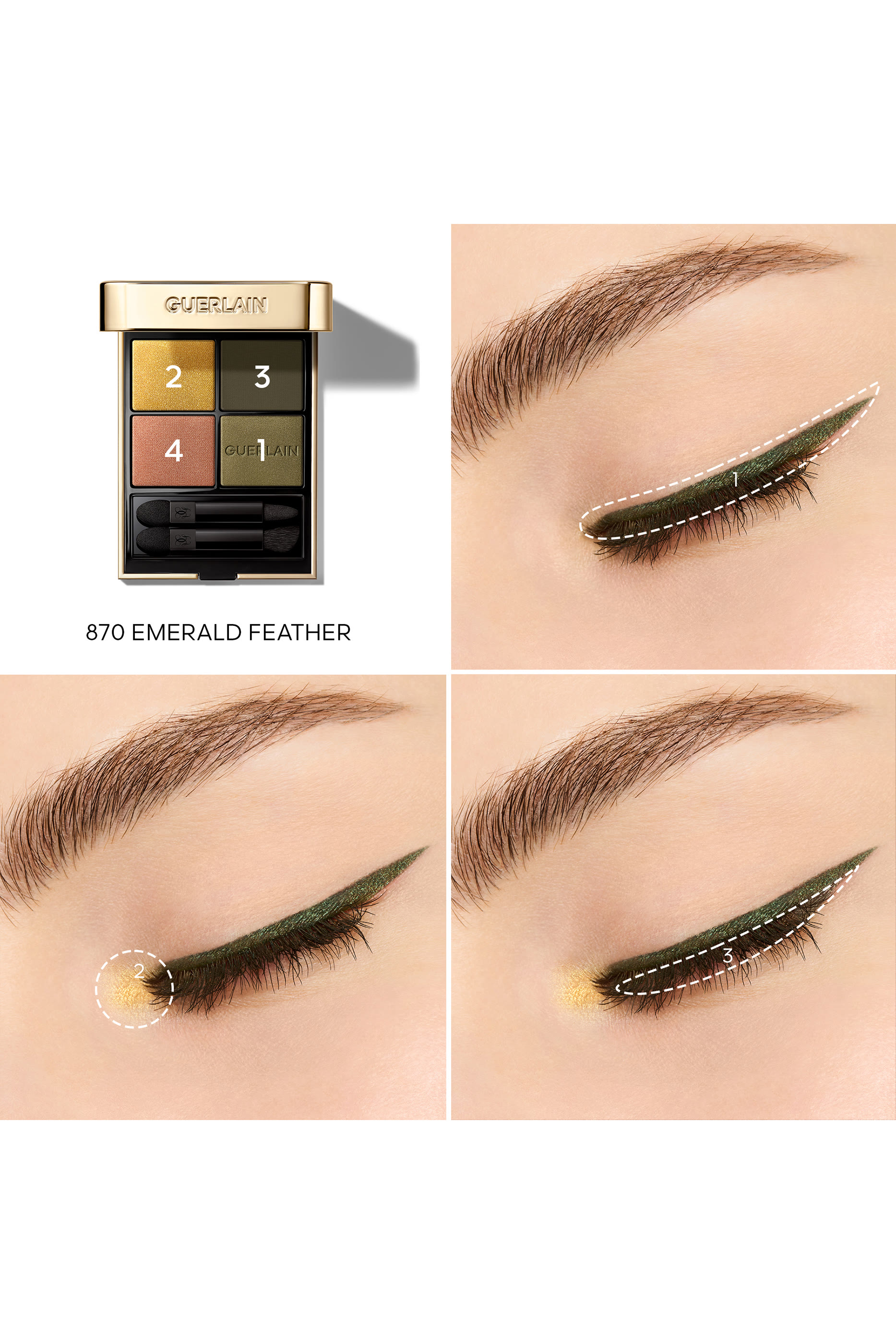 Ombres G Eyeshadow Quad, 6g