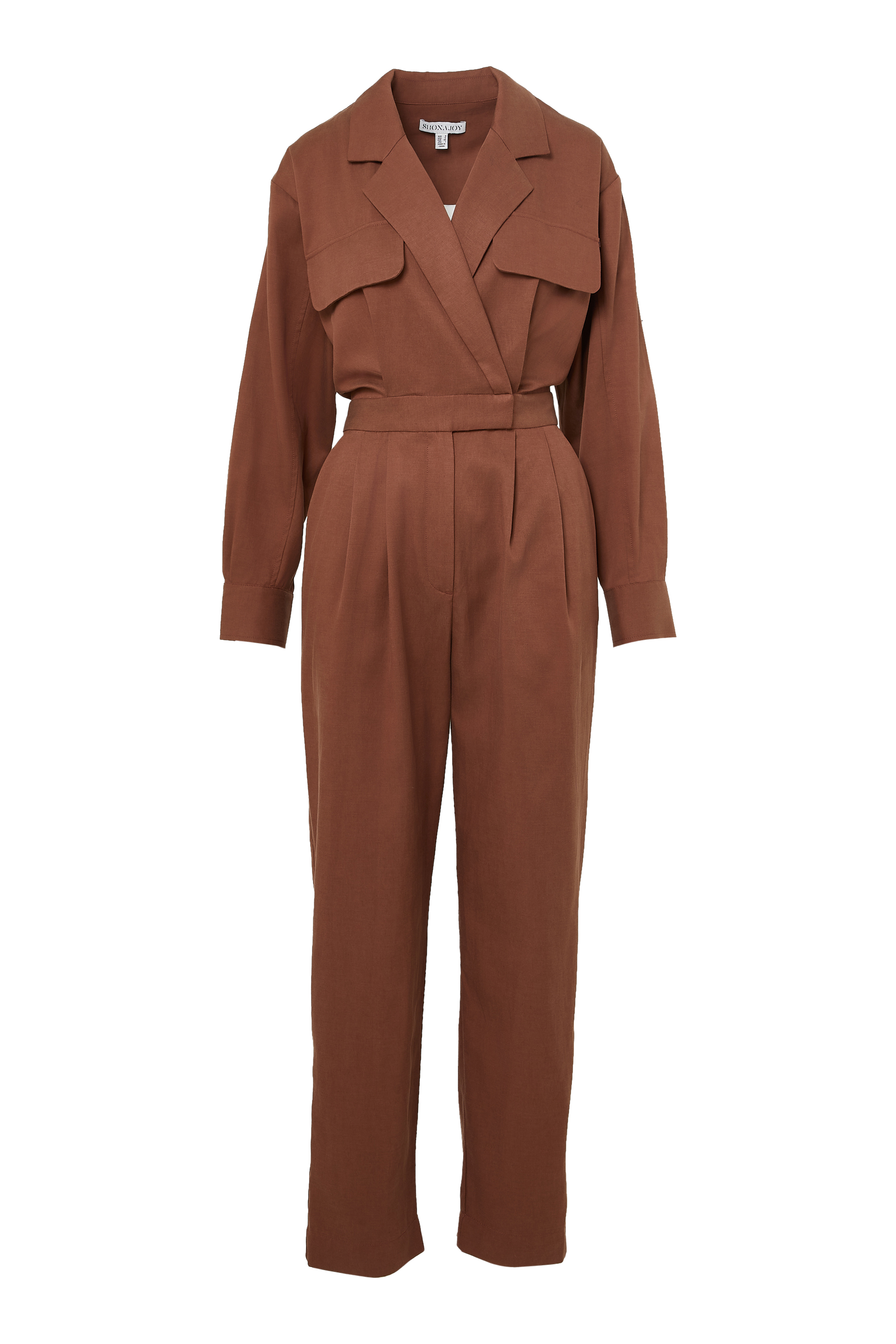 Buy Shona Joy Sara Lapel Boiler Suit for Womens | Bloomingdale's Kuwait