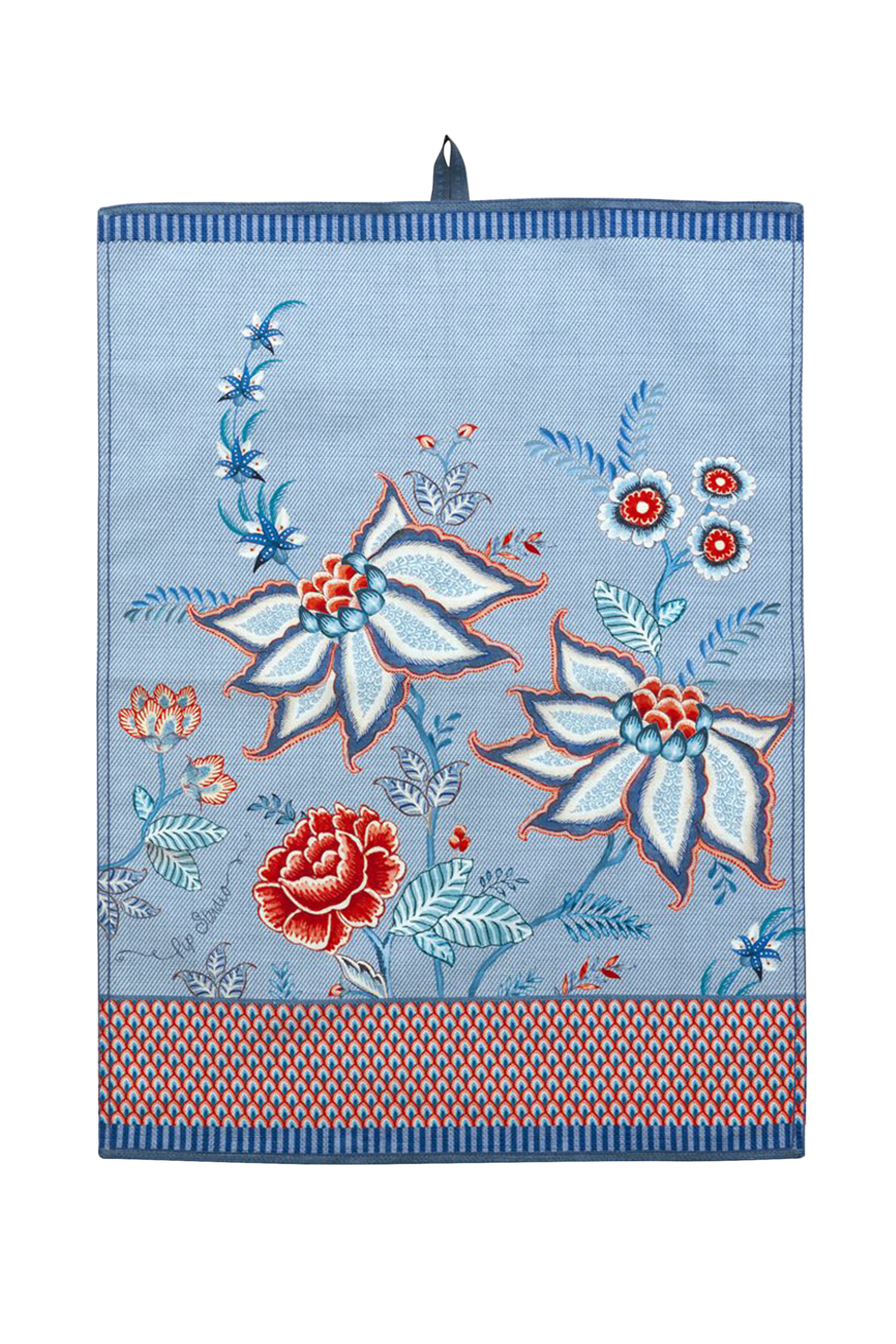 Flower Festival Tea Towel