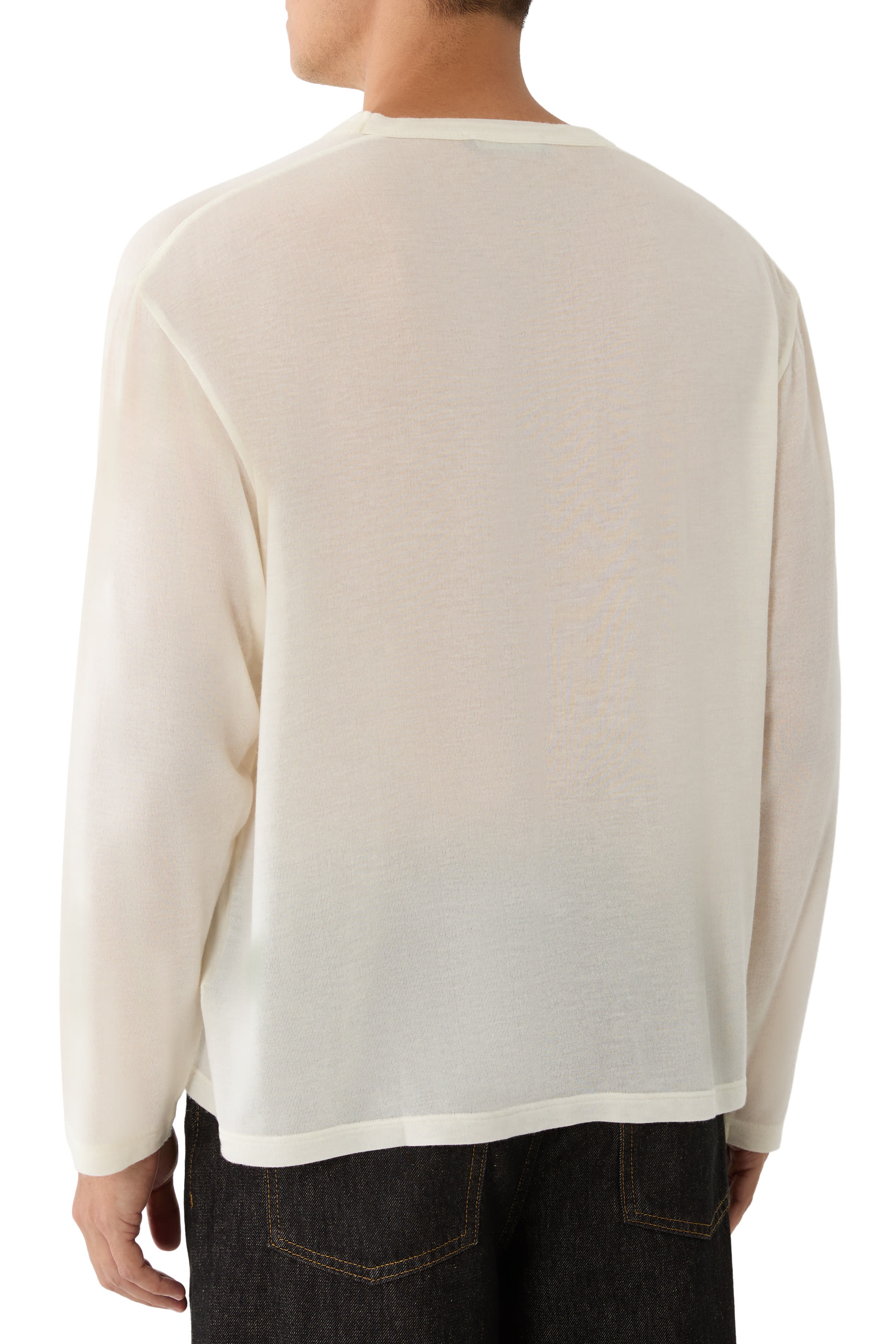 Sheer Long Sleeve T-Shirt