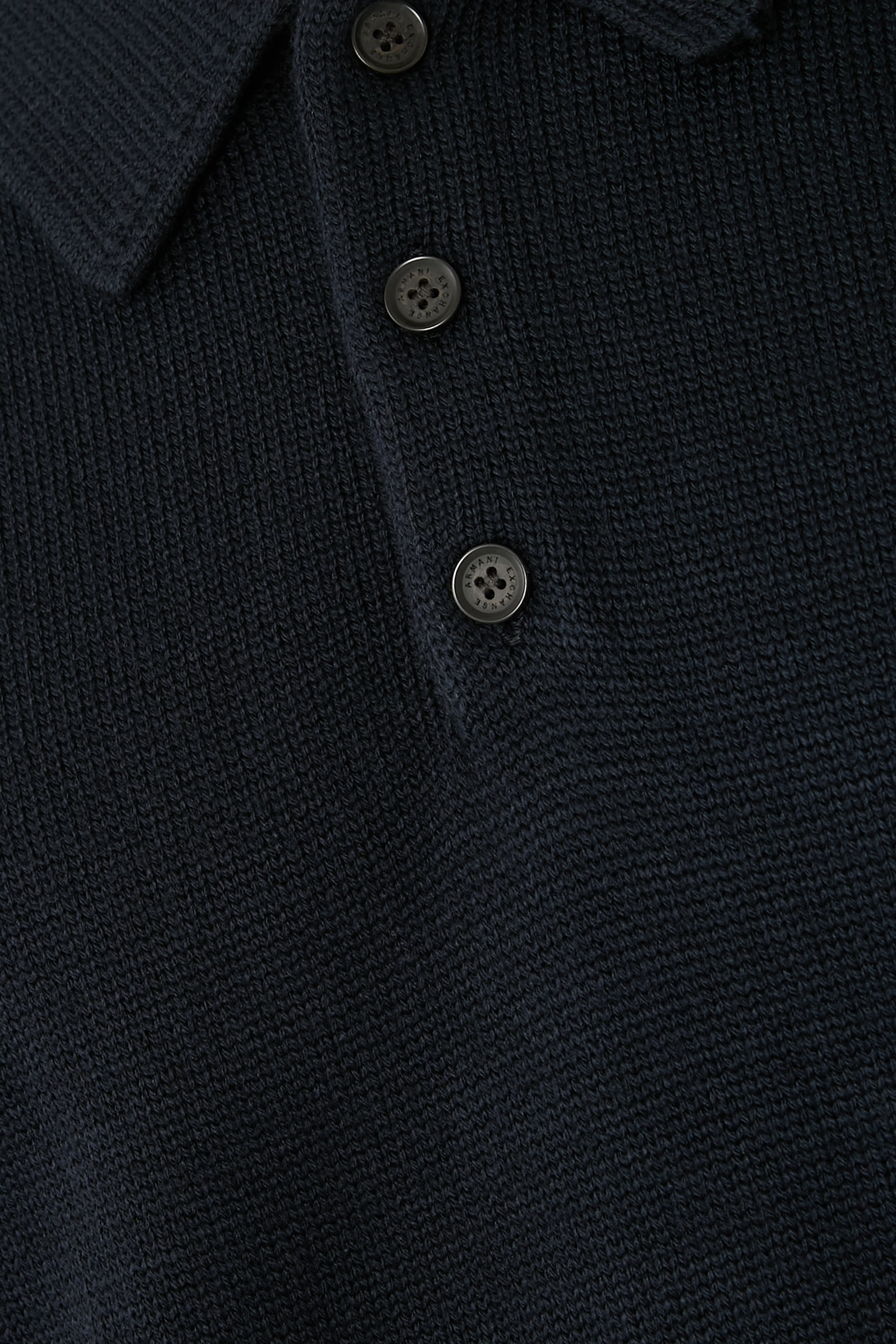 Wool and Cotton Knit Polo Shirt