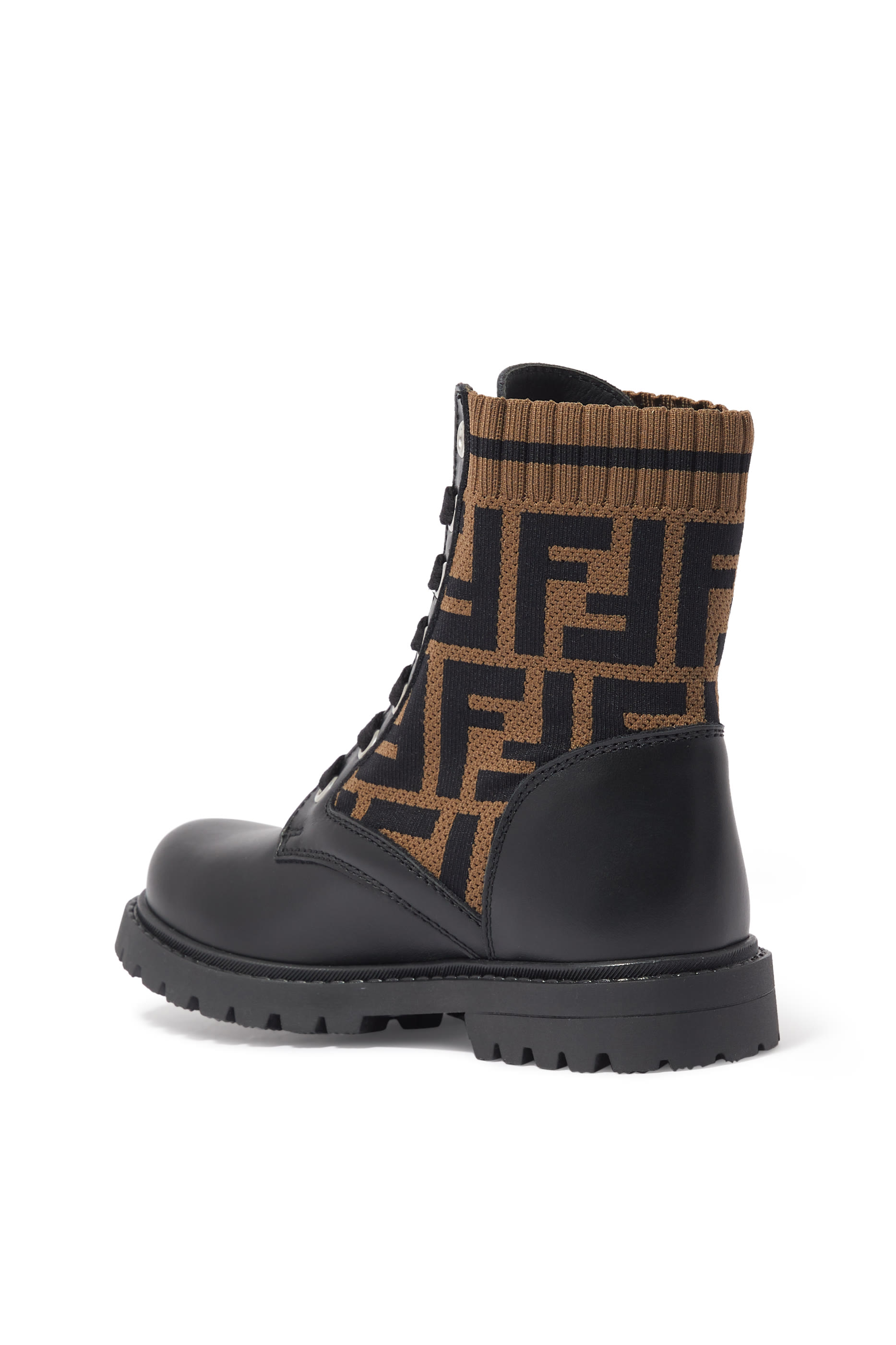 Kids FF Lace-Up Sock Boots