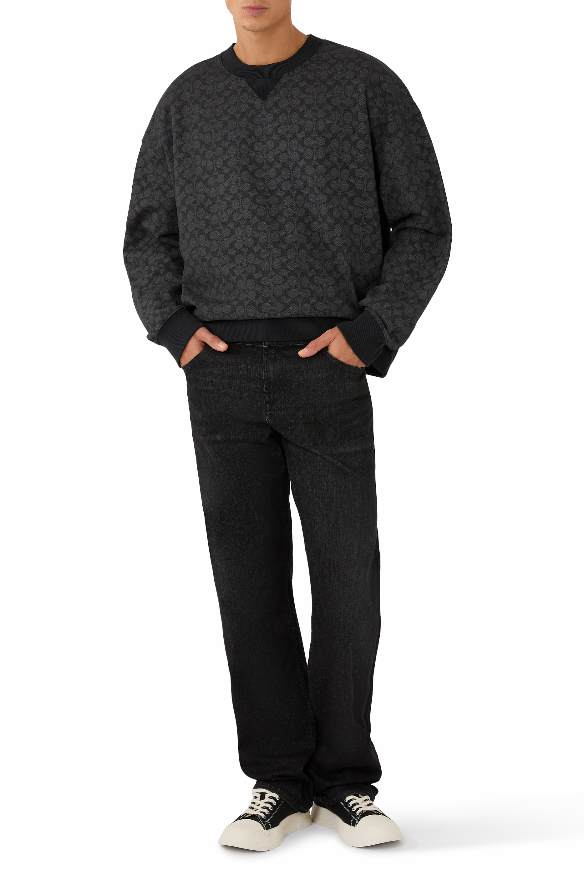 Essential Signature Crewneck Sweatshirt