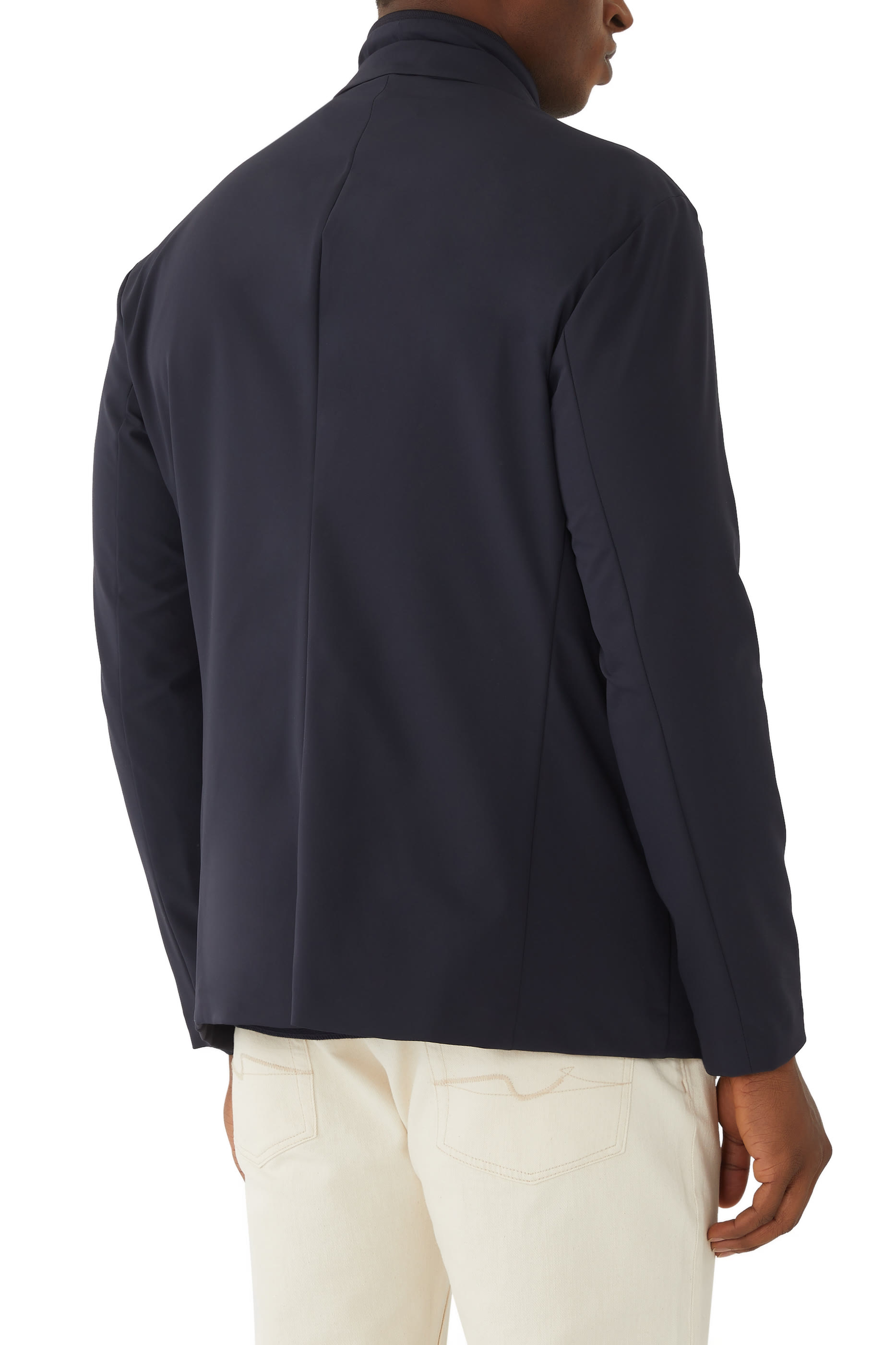 Zip-Up Blazer Jacket