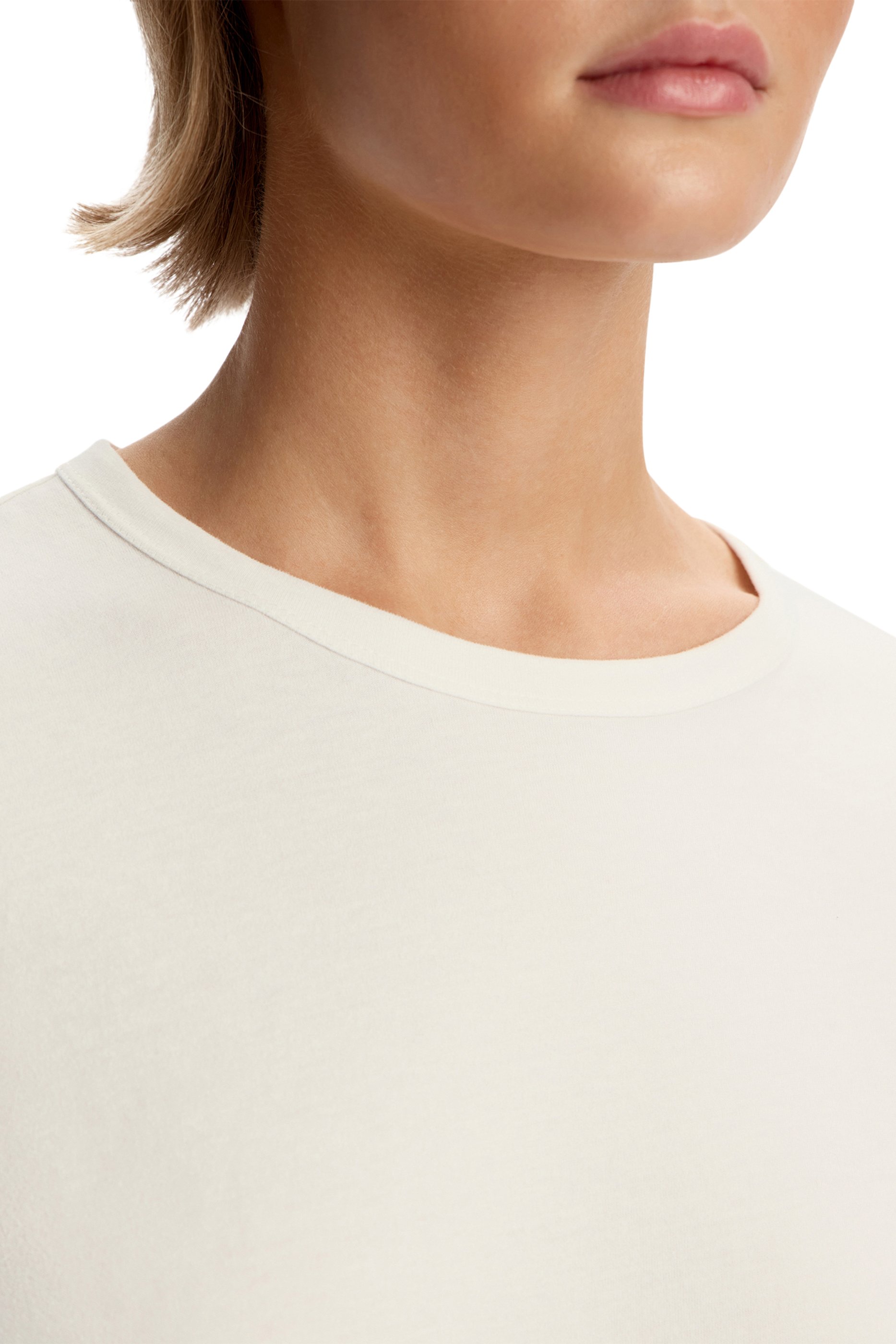  Peached Cotton Long-Sleeve T-Shirt