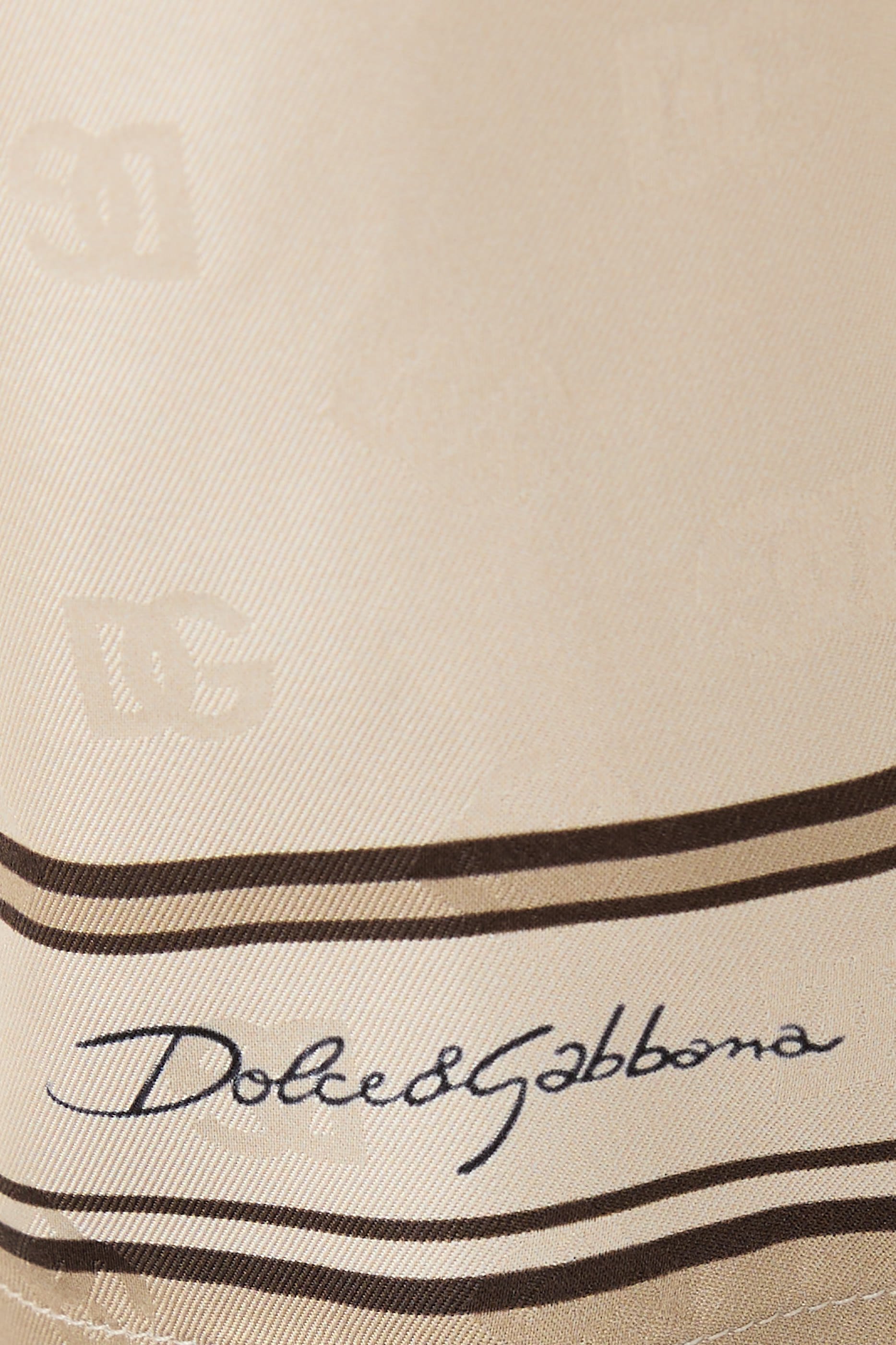 Logo-Print Twill Trousers 