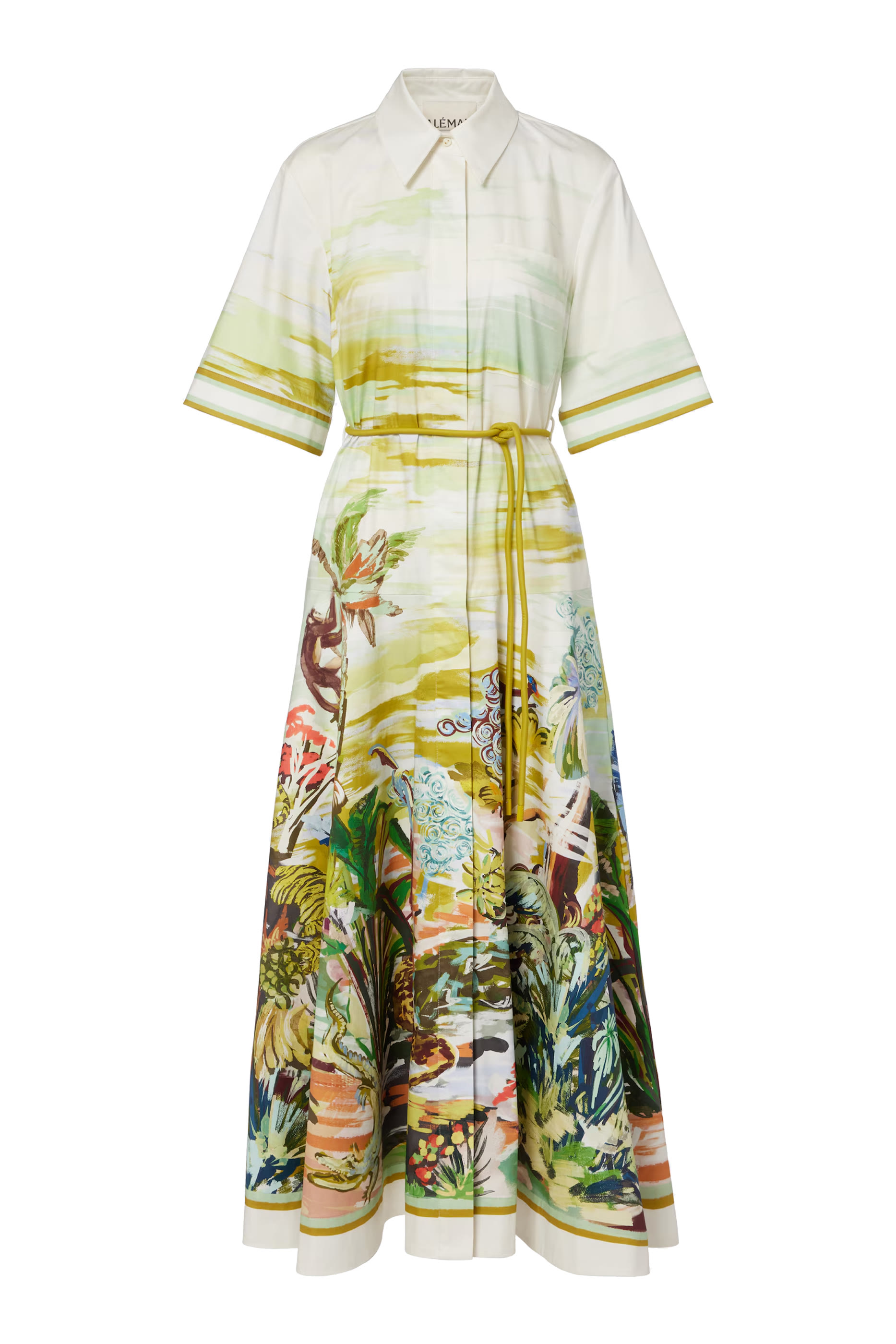 Jungle Boogie Silk Midi Dress